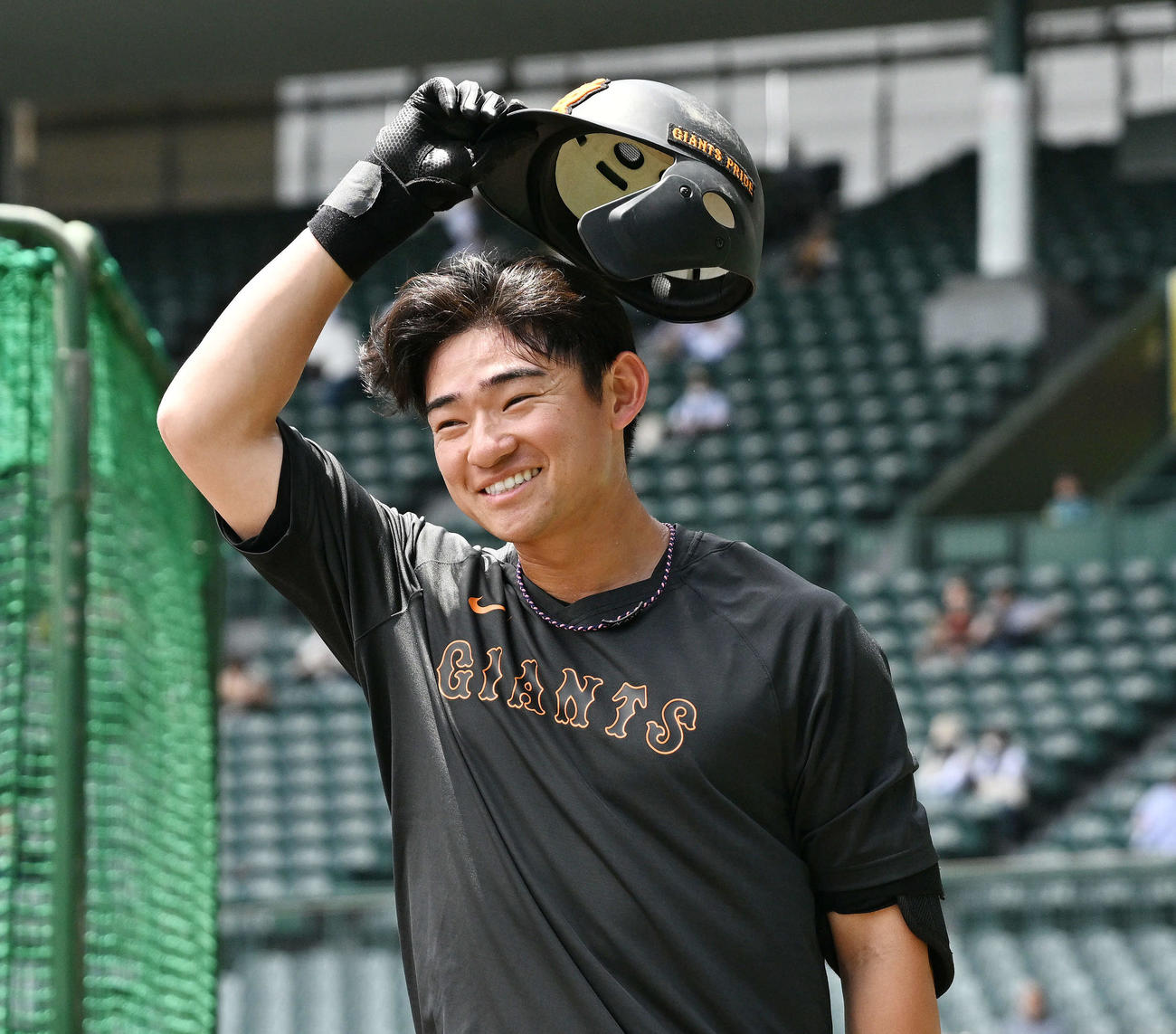 巨人萩尾匡也（2023年5月撮影）