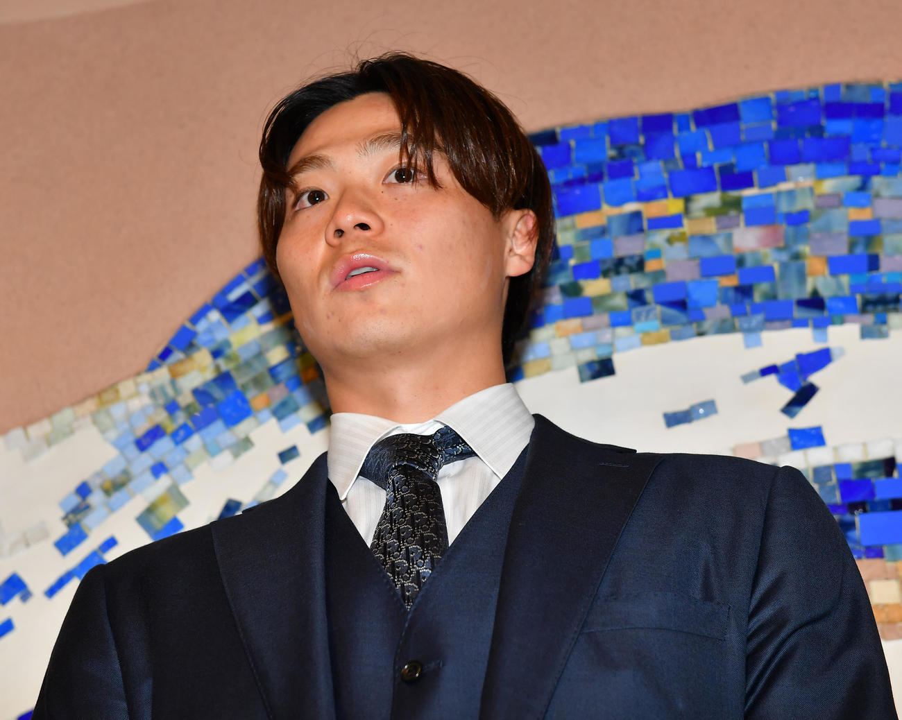 FA宣言を行ったオリックス山崎福也（2023年11月7日撮影）