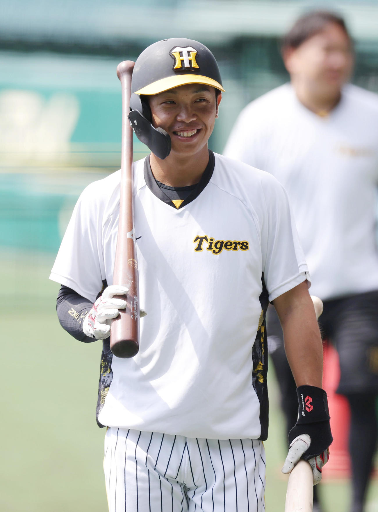 阪神島田海吏（2023年9月9日撮影）
