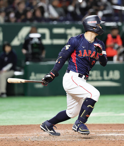 アジアCS】侍ジャパン佐藤輝明、初陣の最終打席で安打「思うような
