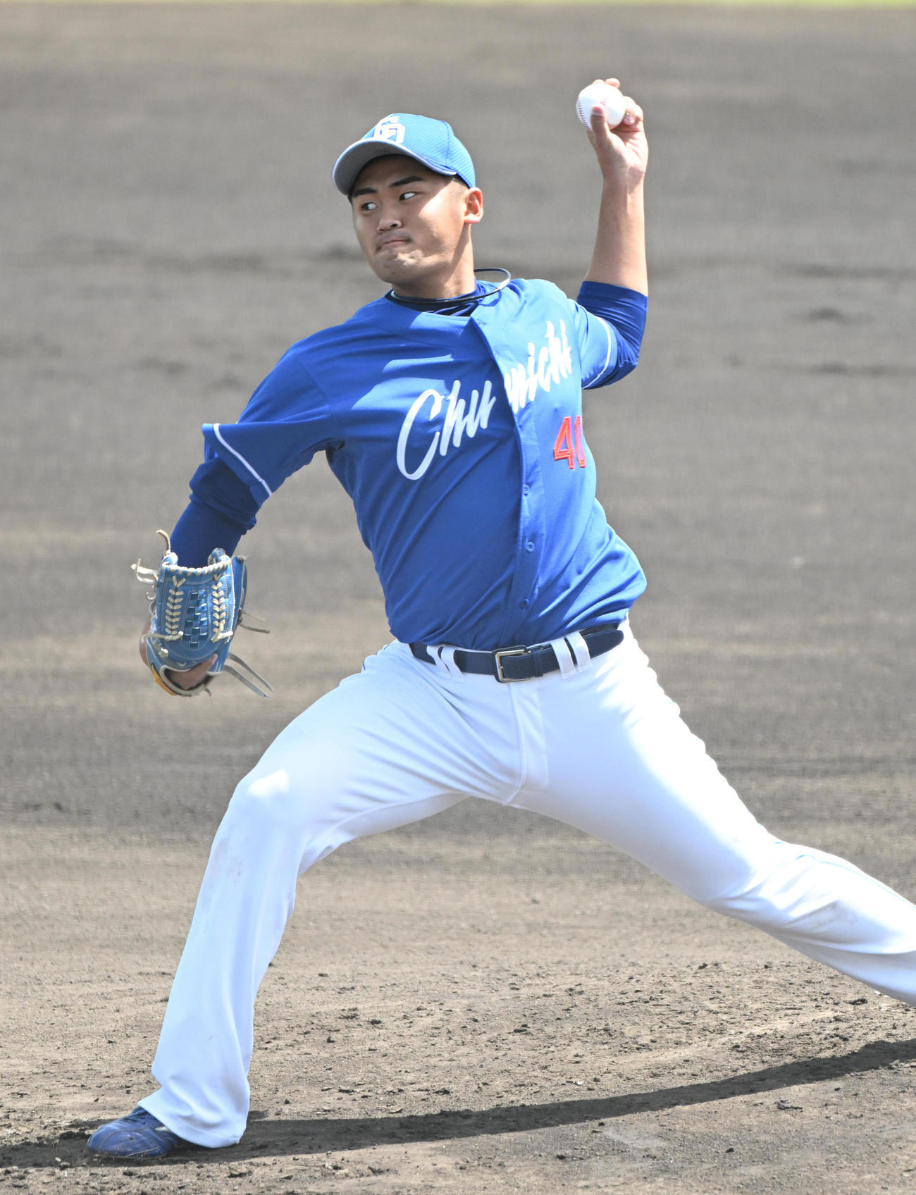 中日森山暁生（23年4月13日撮影）