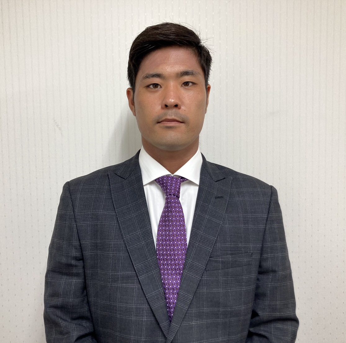 契約更改交渉に臨んだ楽天内間（楽天野球団提供）