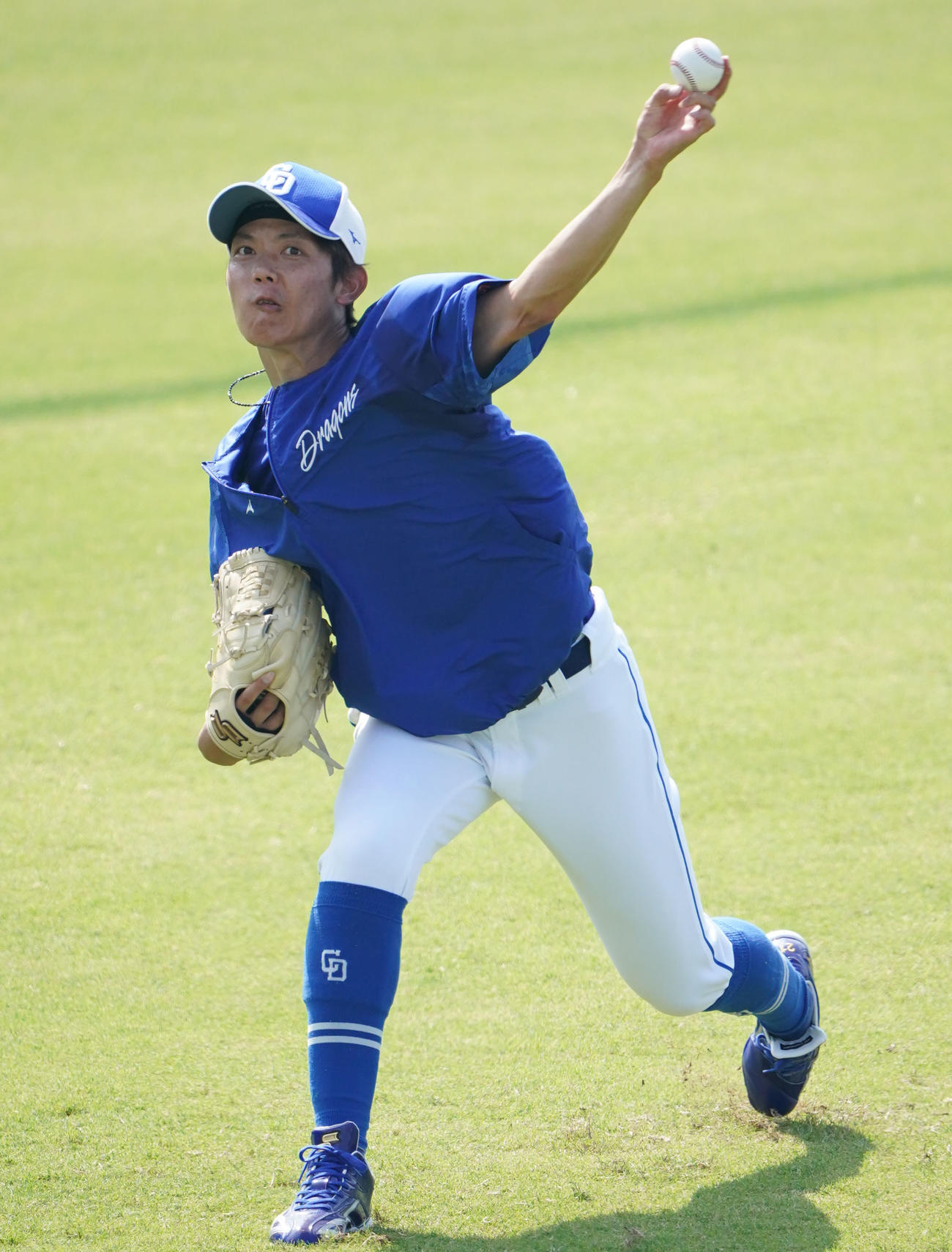 中日岡田俊哉（2023年9月28日撮影）