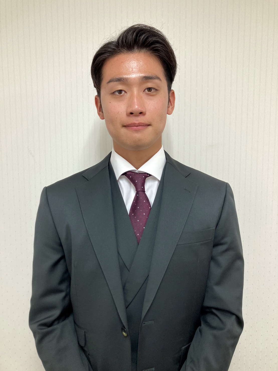 契約更改交渉に臨んだ楽天小峯（楽天野球団提供）