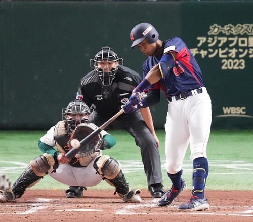 アジアCS】初4番の万波中正、適時三塁打で3戦連続打点「一喜一憂せず