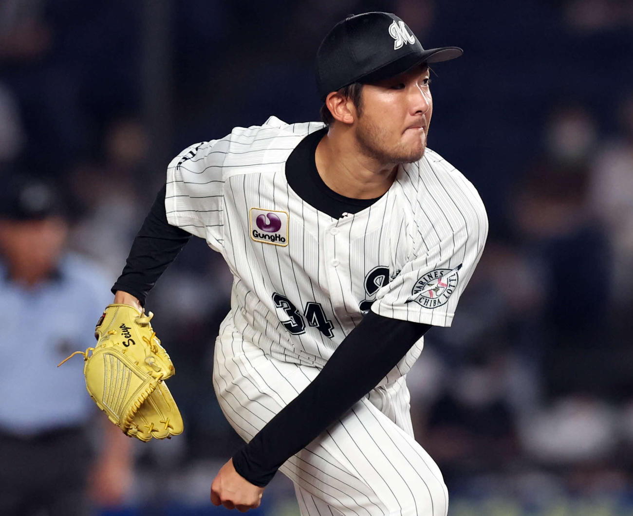ロッテ土肥星也（2022年7月21日撮影）