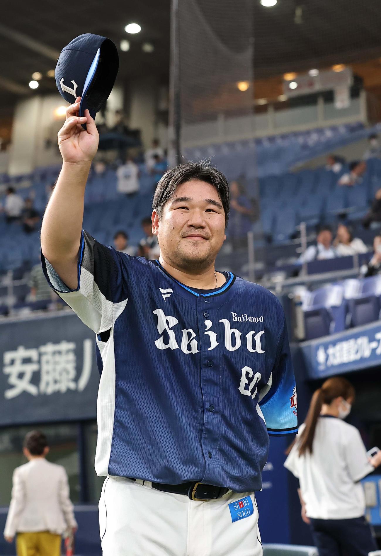 西武中村剛也（2023年9月26日撮影）