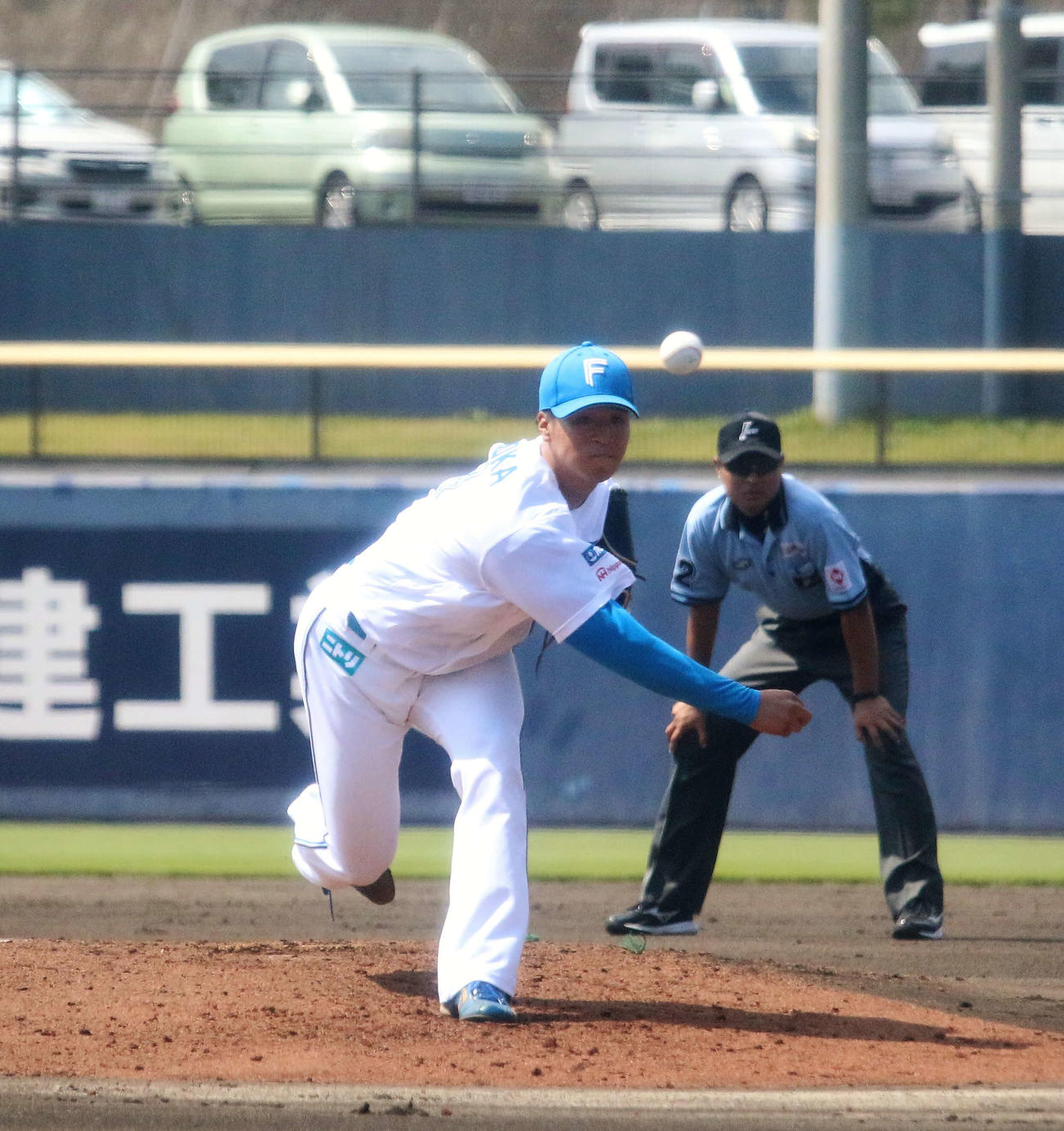 日本ハム松岡洸希（2023年8月16日撮影）