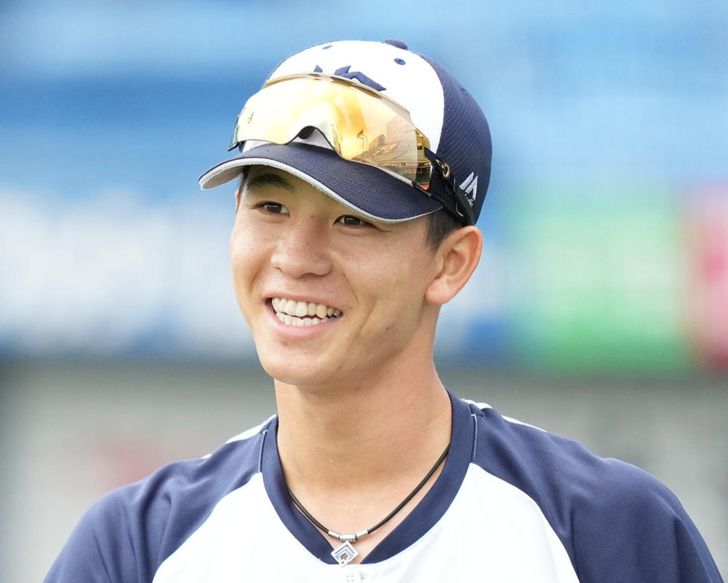 ヤクルト内山壮真（2023年9月22日撮影）