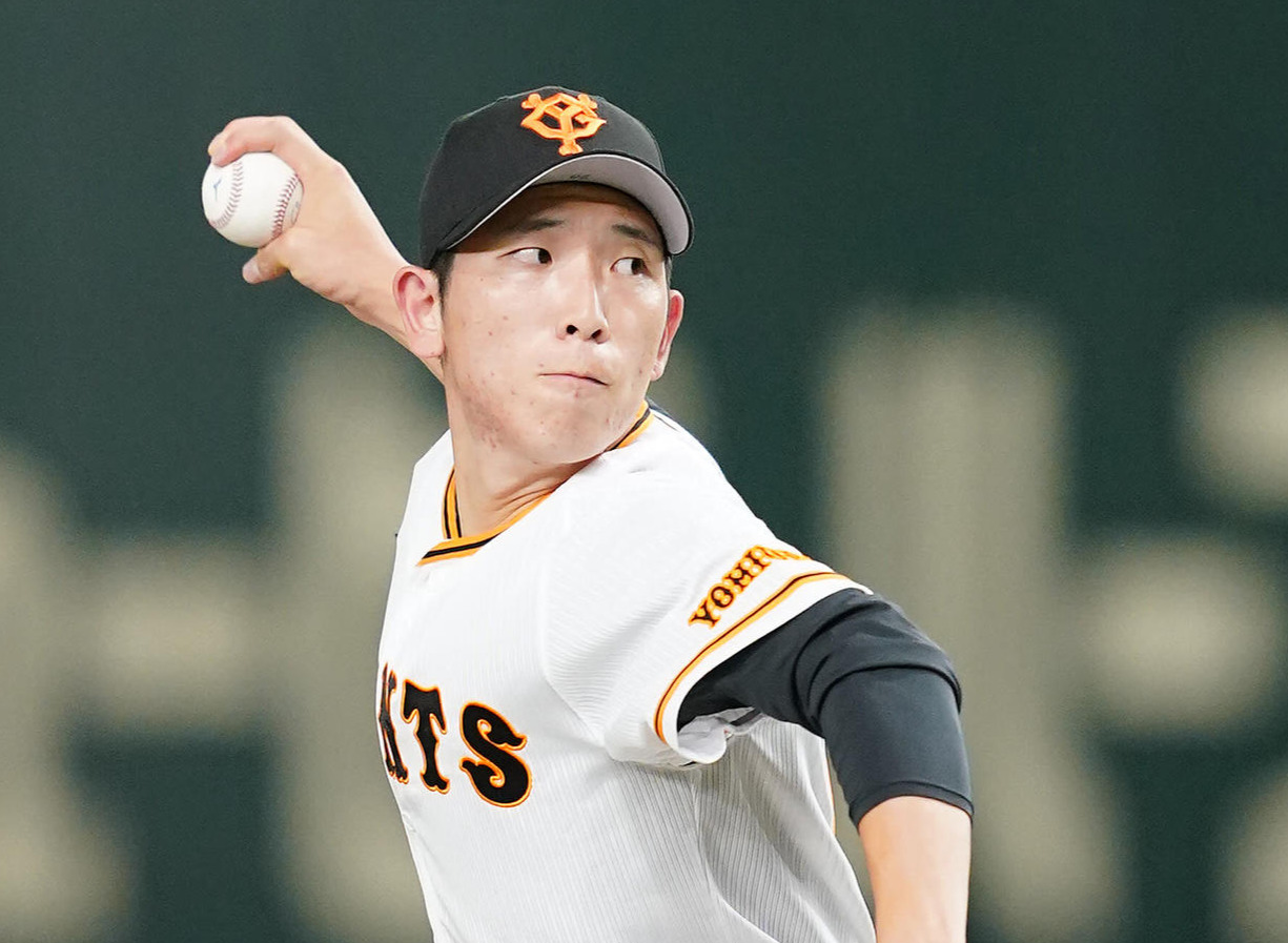 巨人戸郷翔征（2023年9月30日撮影）