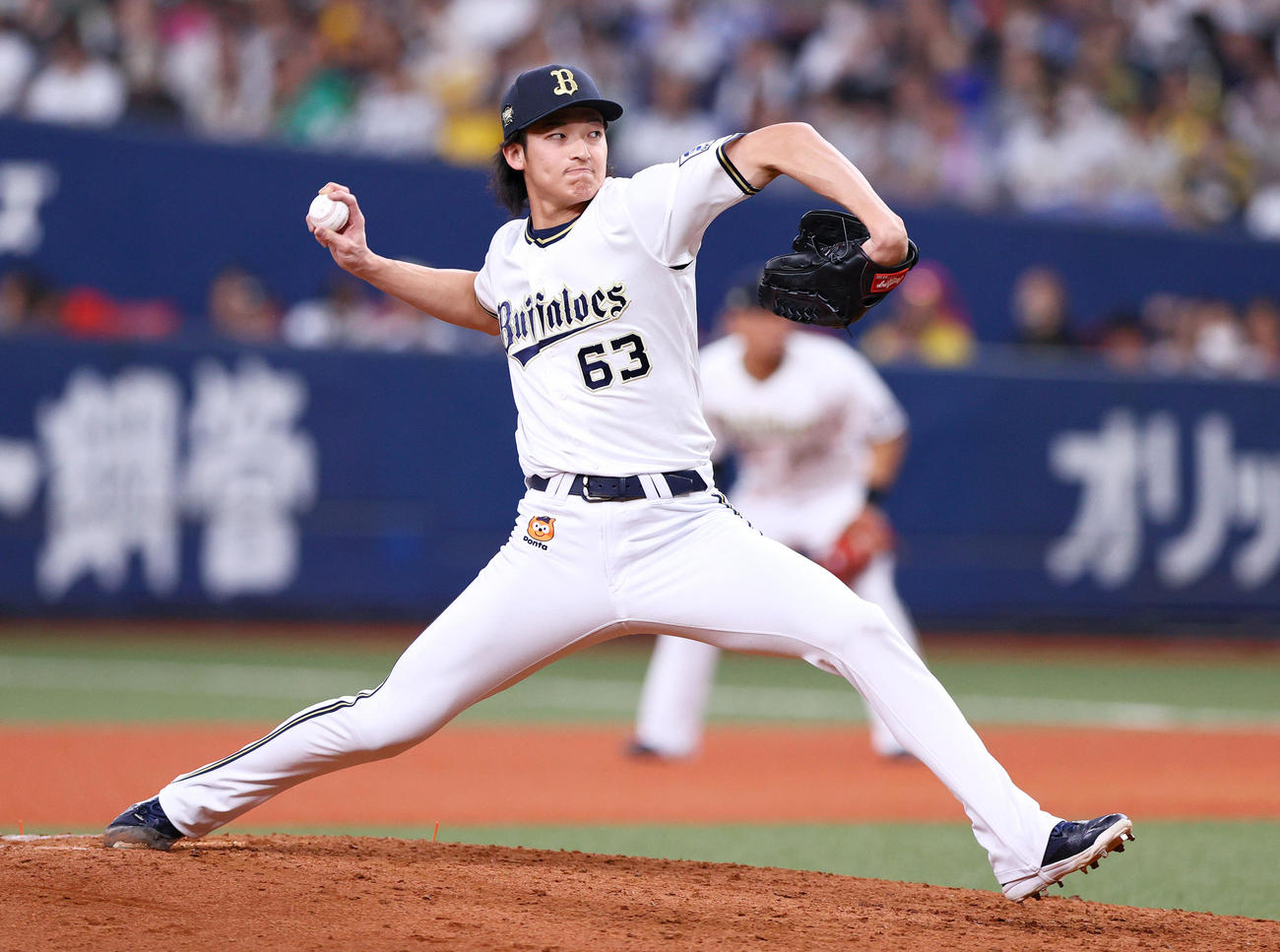 オリックス山崎颯一郎（2023年11月5日撮影）