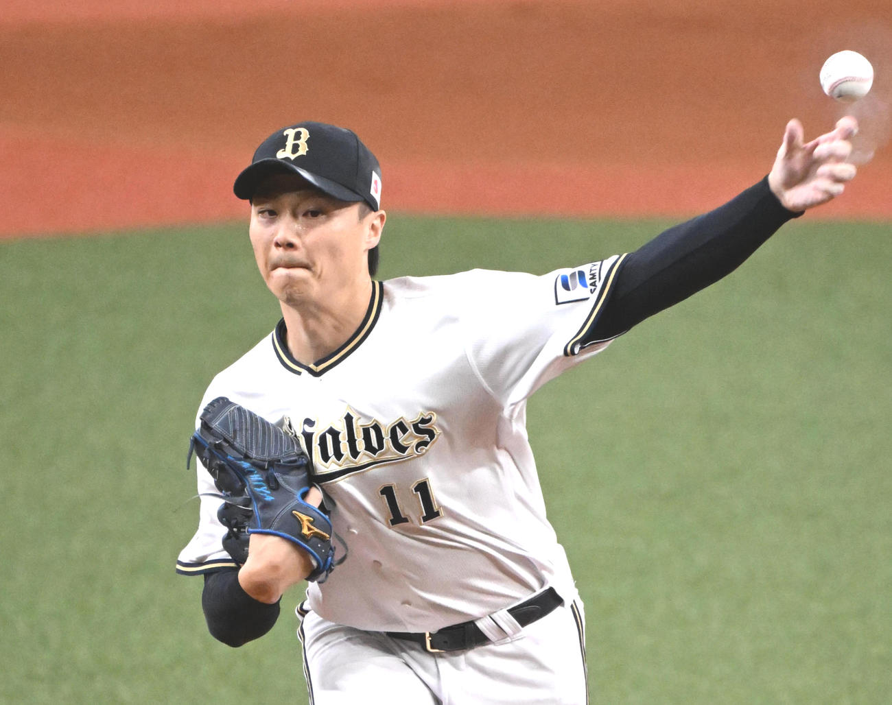 オリックスからFA宣言した山崎福也（2023年9月撮影）
