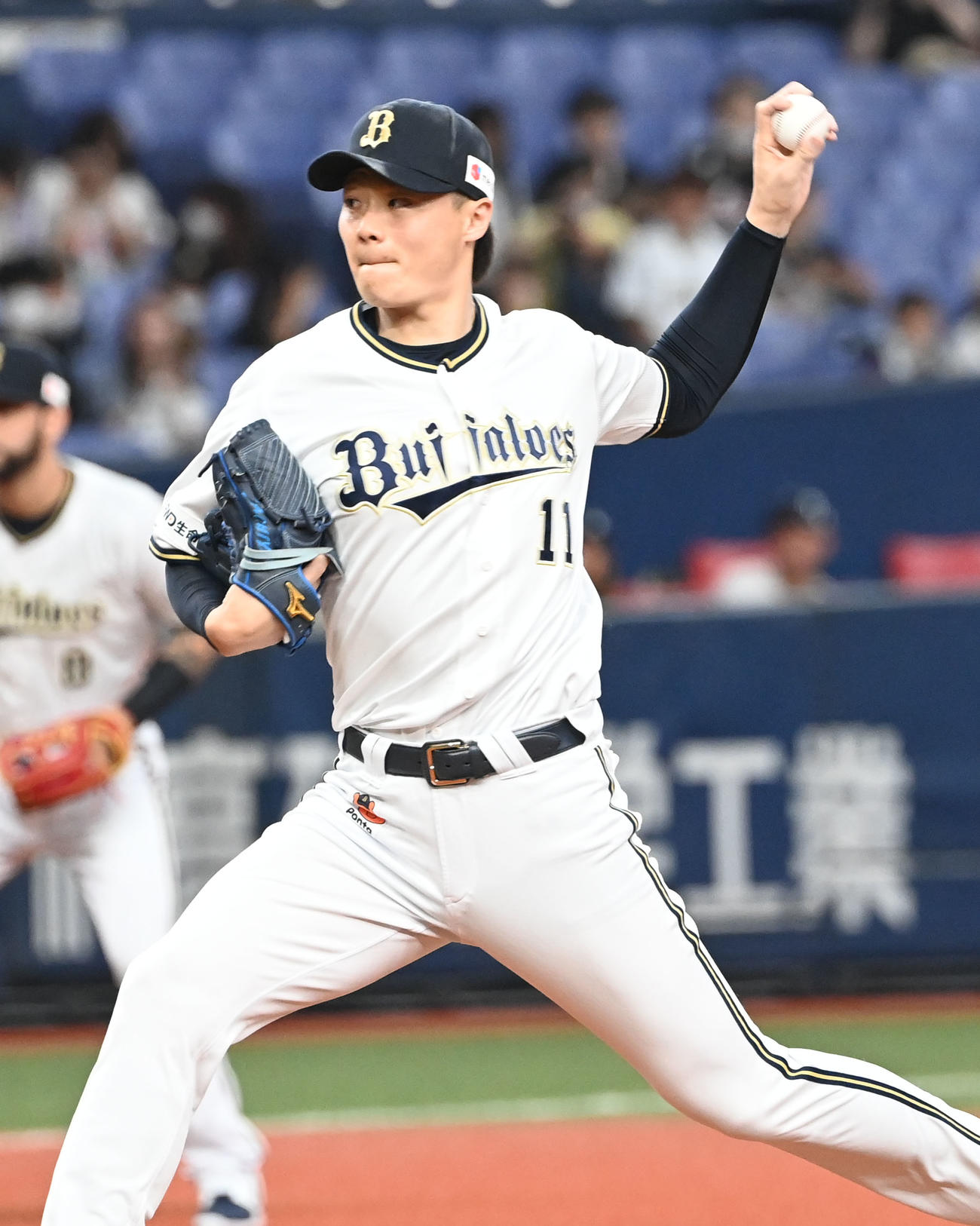 オリックス山崎福也（2023年7月撮影）
