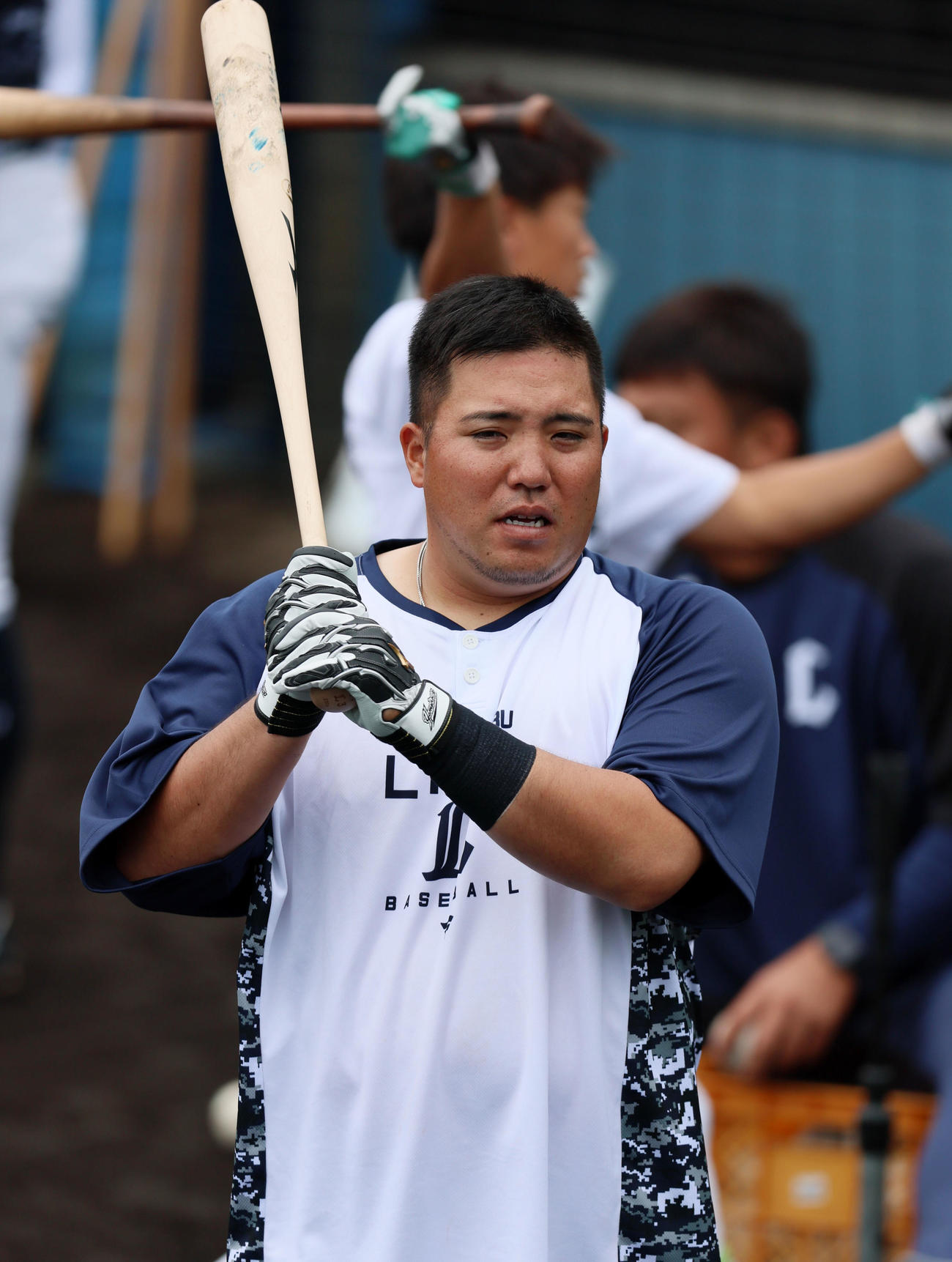 山川穂高（2023年10月撮影）