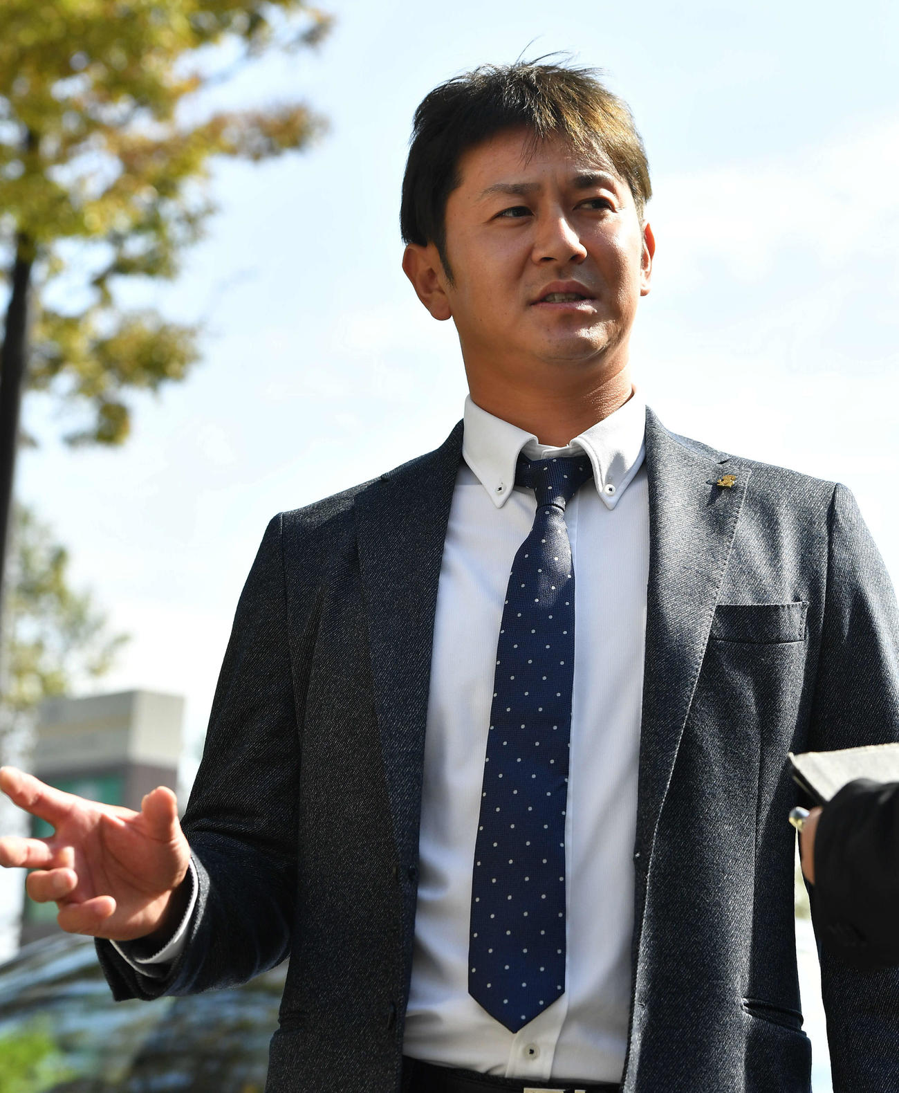 ソフトバンク奥村政稔（2023年10月5日撮影）