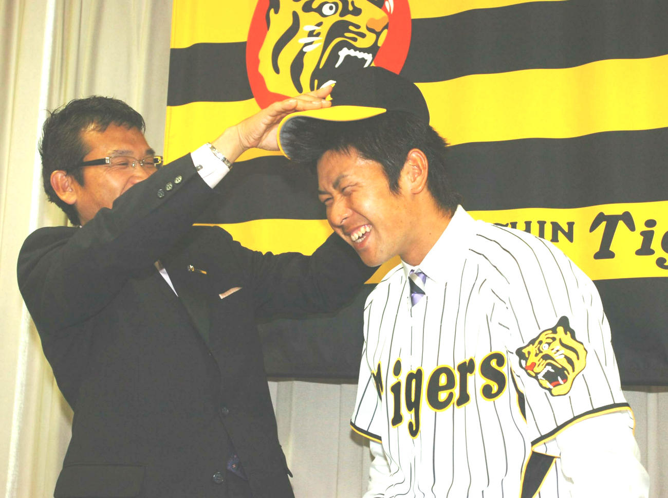 07年3月、日本ハムから阪神へトレードで移籍した正田樹