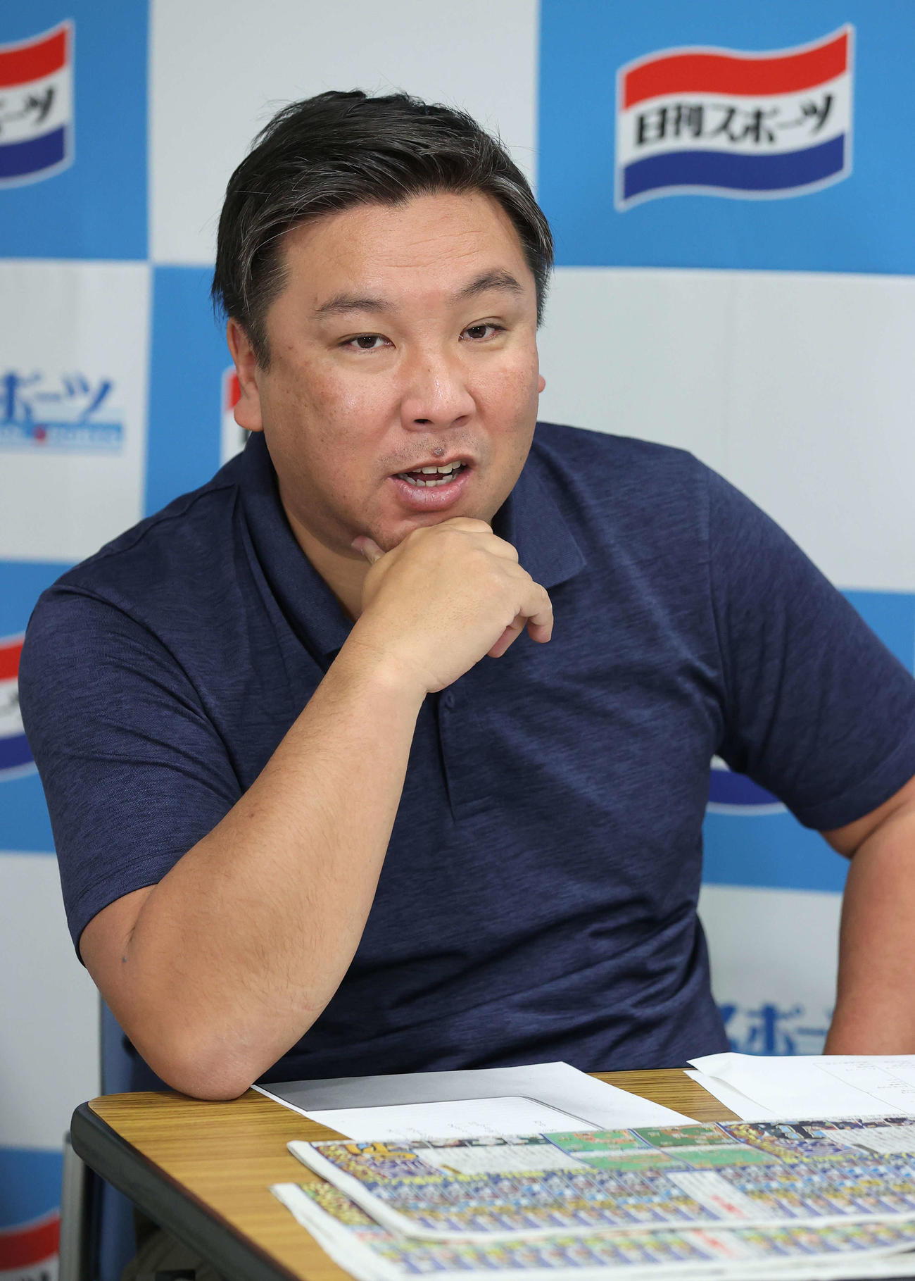里崎智也氏（2023年4月15日撮影）