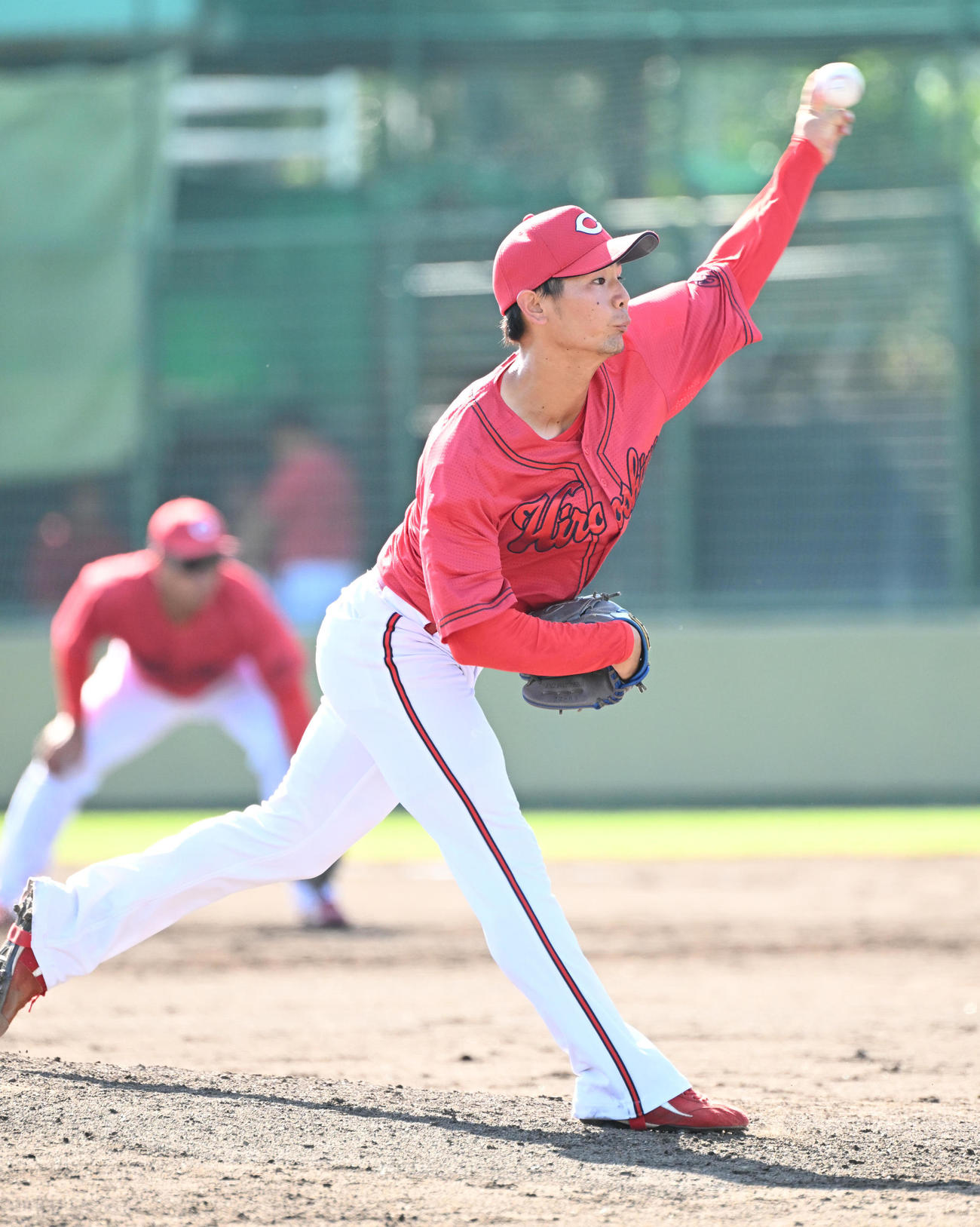 広島森浦大輔（2023年9月29日撮影）