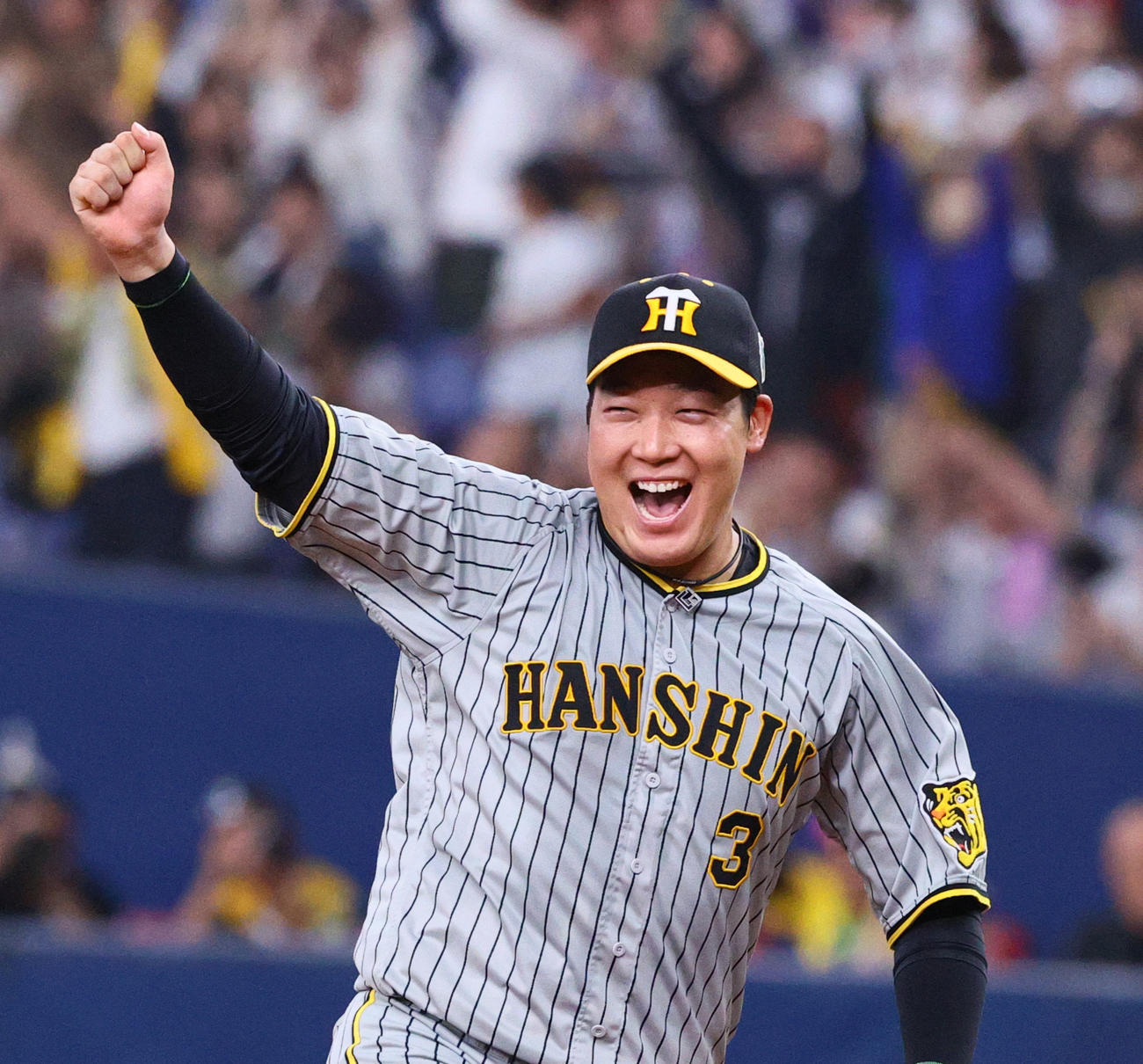 阪神大山悠輔（2023年11月5日撮影）