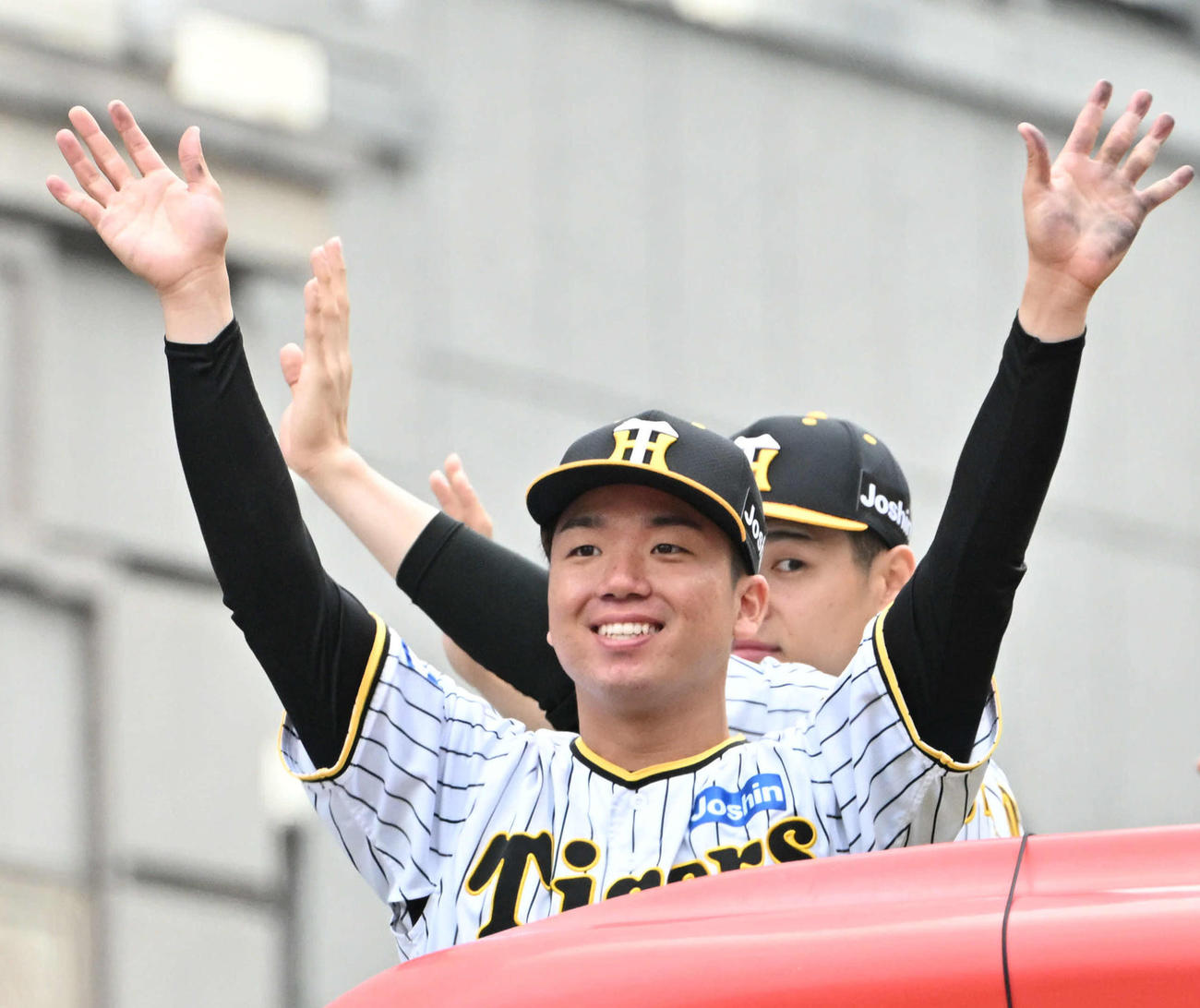 阪神村上頌樹（2023年11月23日撮影）