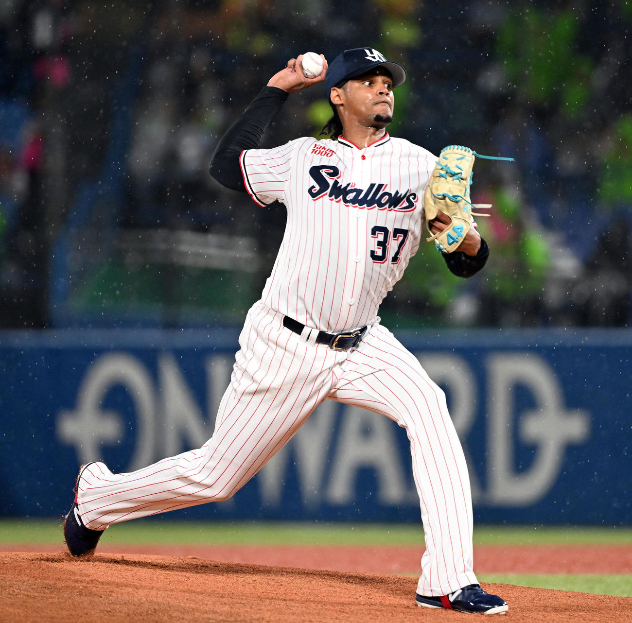 ヤクルト対DeNA　ヤクルトの先発ロドリゲス（撮影・たえ見朱実）