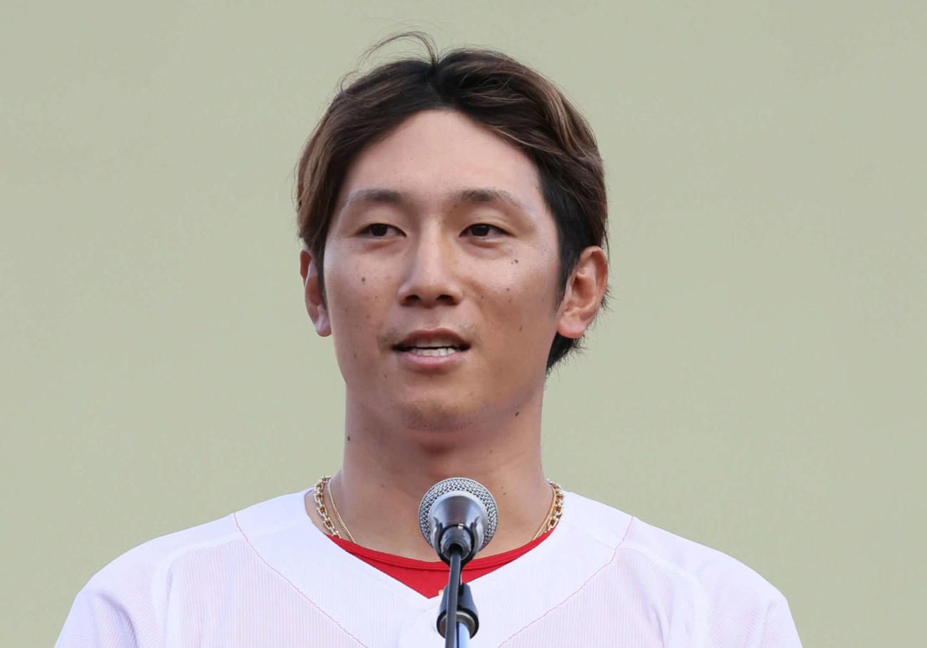 広島西川龍馬（2023年11月23日撮影）