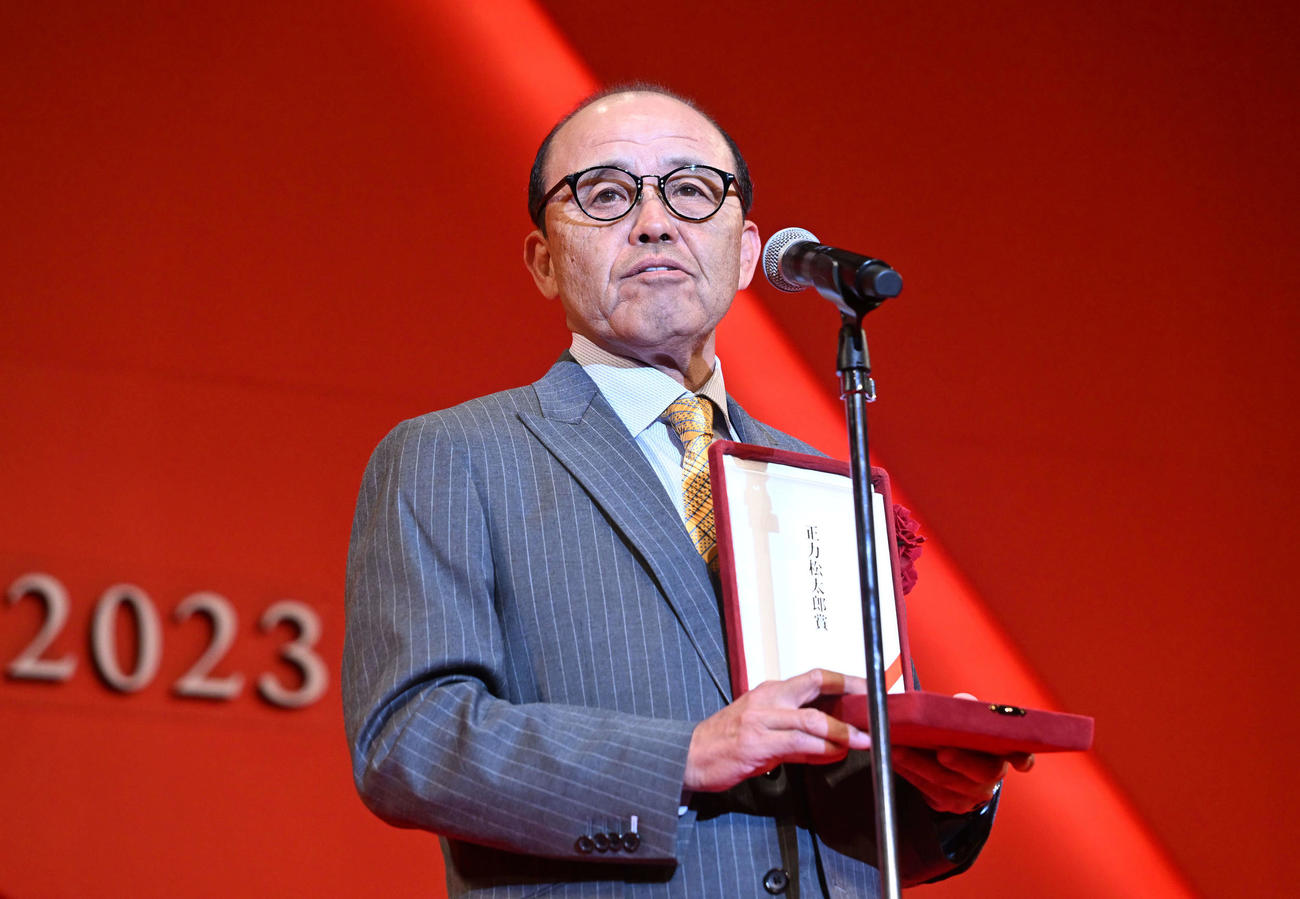 正力松太郎賞を受賞した阪神岡田監督（代表撮影）