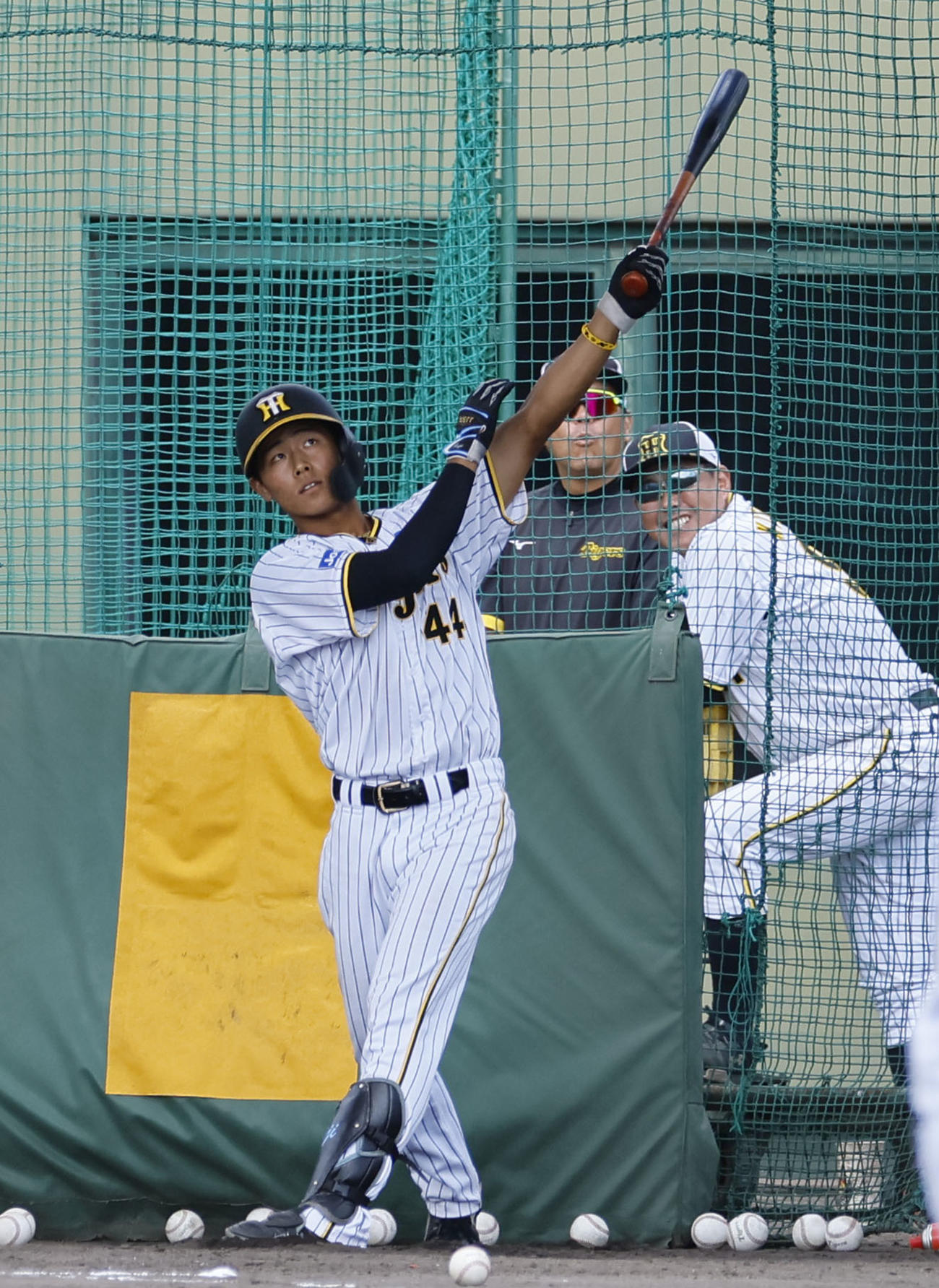 阪神戸井零士（2023年10月6日撮影）