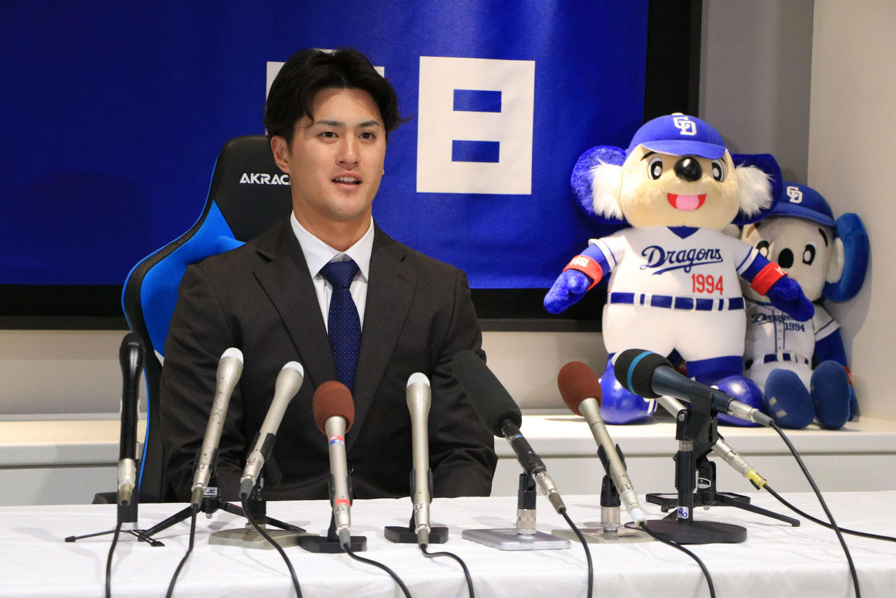 育成契約で中日入りした元阪神板山