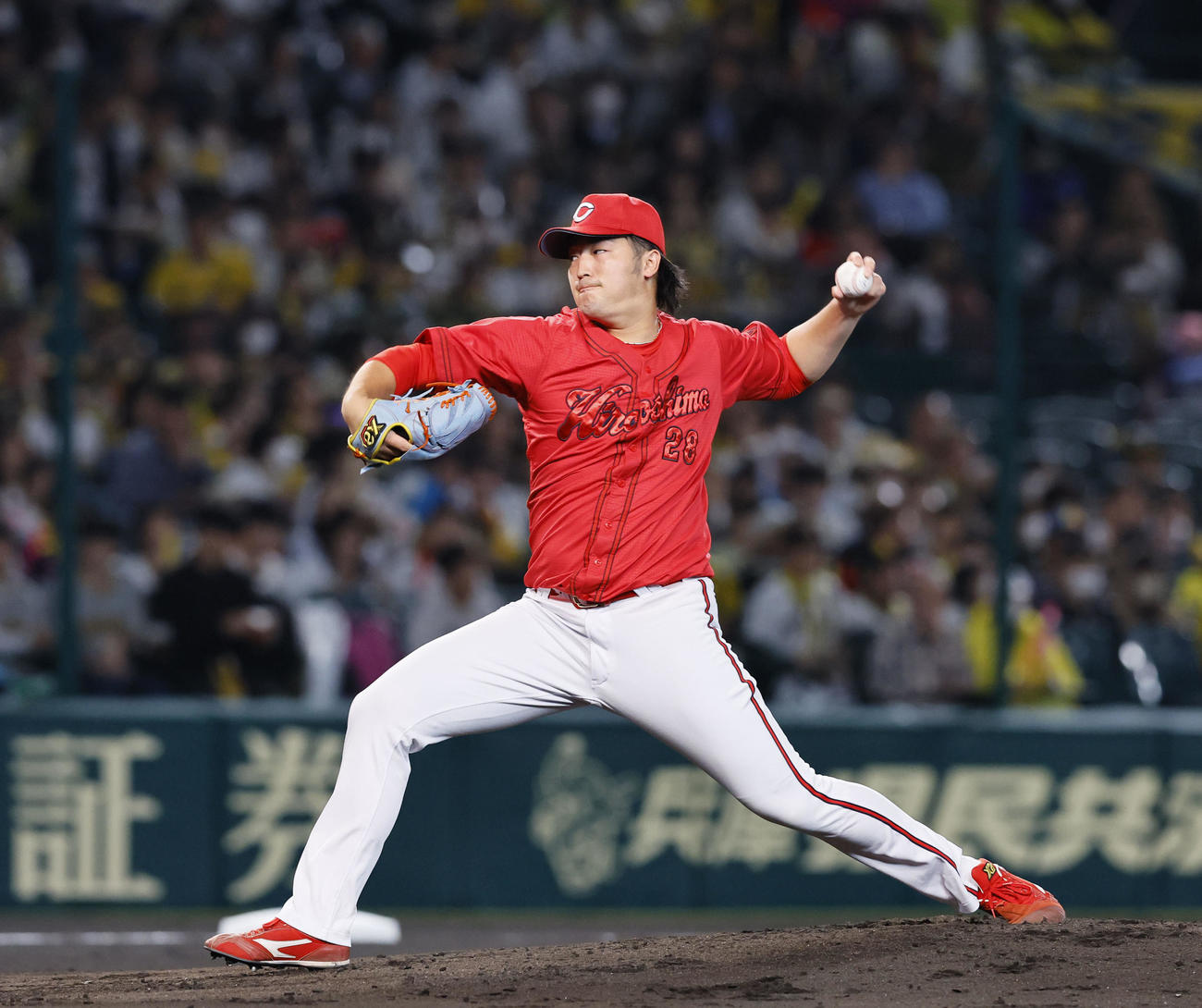 広島床田寛樹（2023年10月20日撮影）