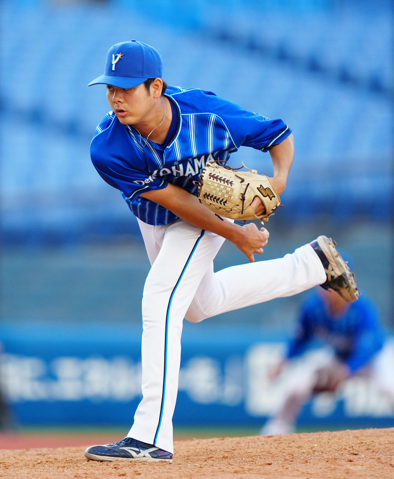 DeNA宮城滝太（2023年10月10日撮影）