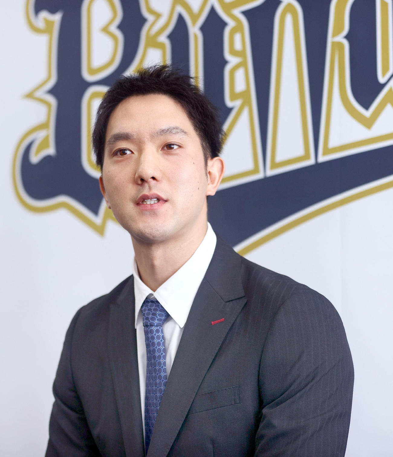 オリックス田嶋大樹は契約更改を終え会見した（撮影・上山淳一）