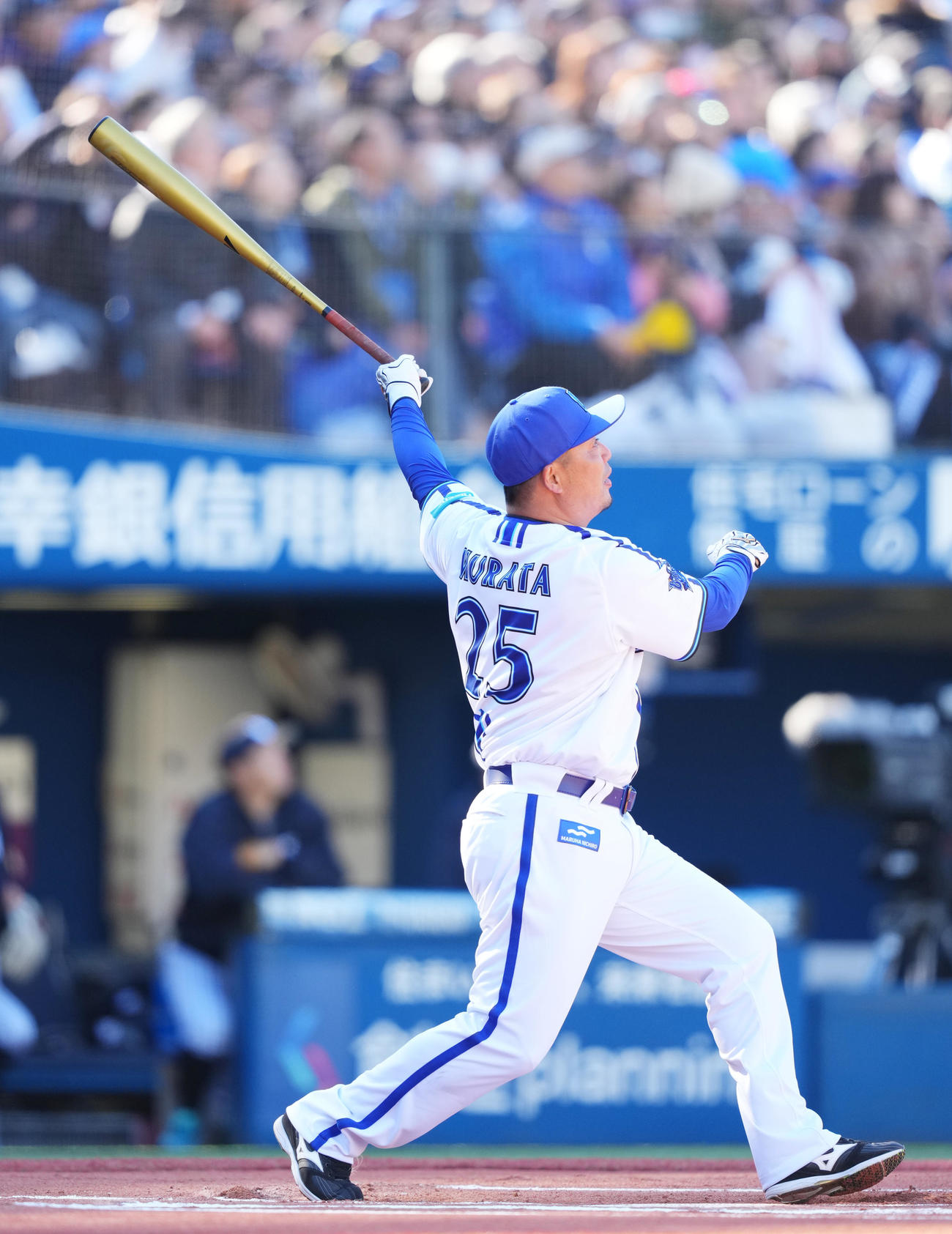 ホームランダービーに出場した村田氏（撮影・菅敏）