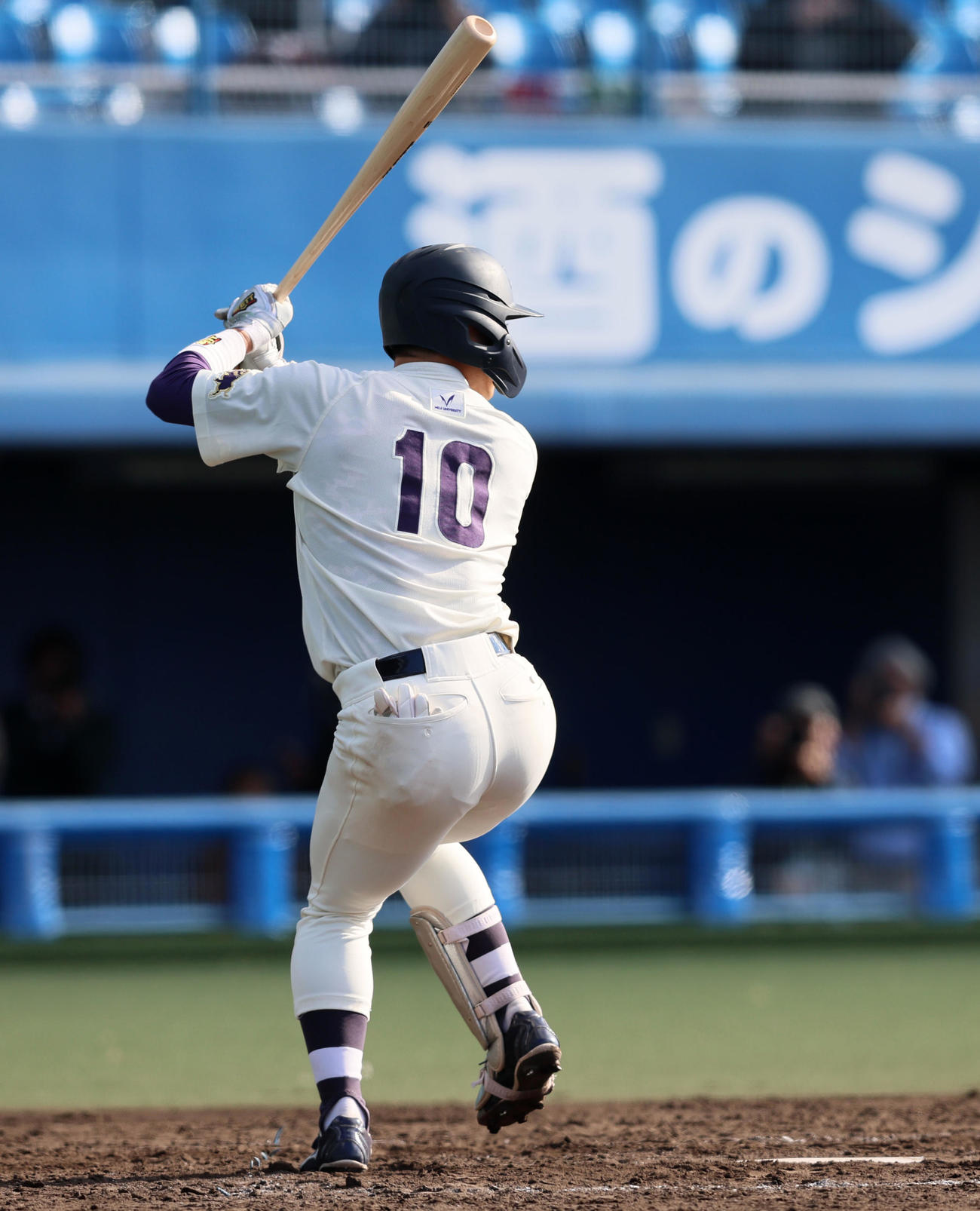 試合形式の練習で打席に立つ宗山（撮影・加藤哉）