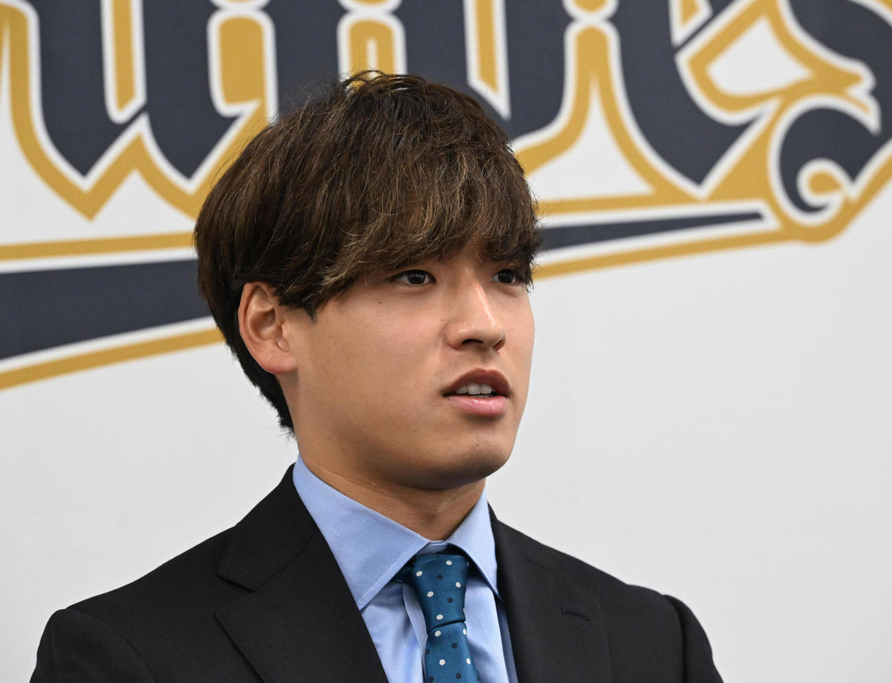微増で契約更改したオリックス渡部（撮影・和賀正仁）