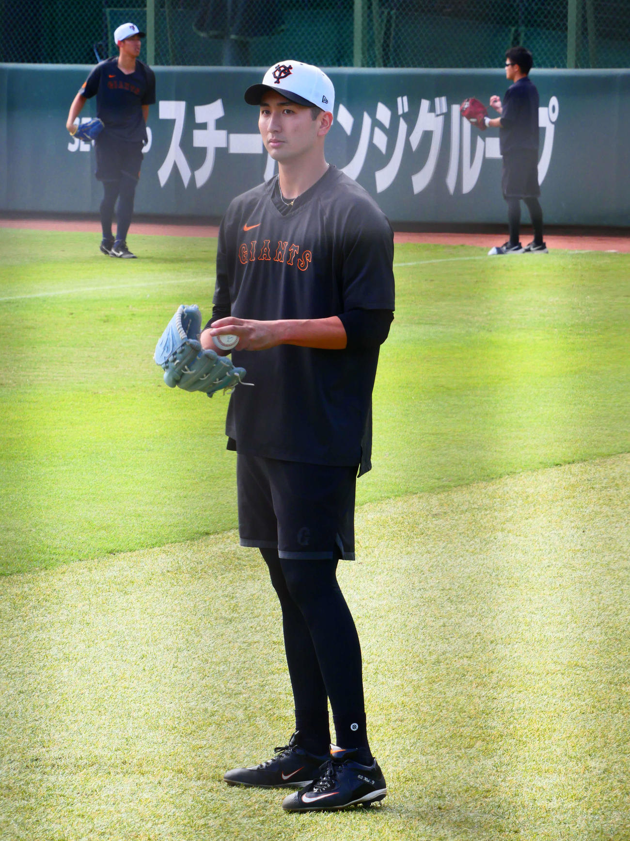 巨人横川凱（2023年10月8日撮影）