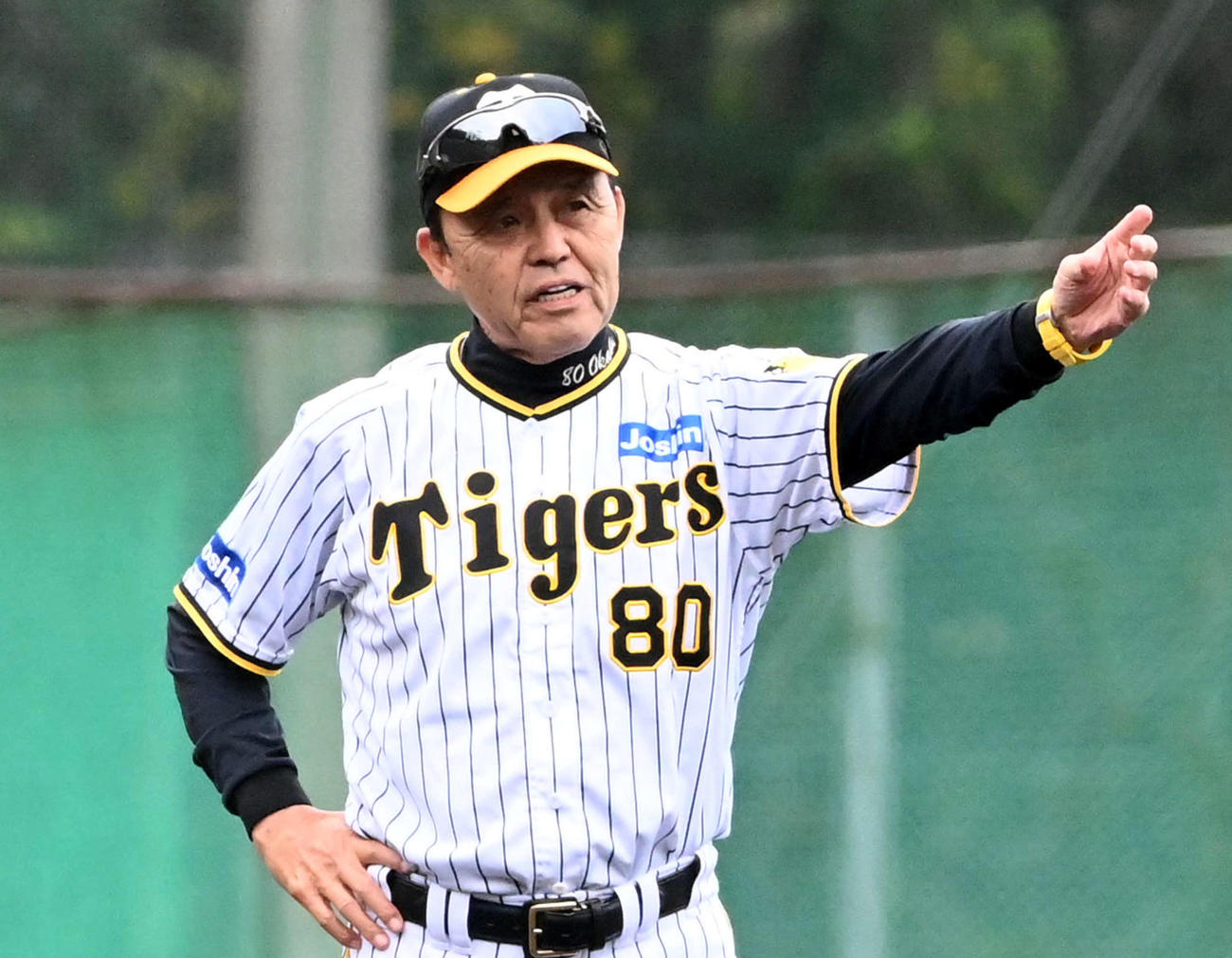 阪神岡田監督（2023年11月12日）