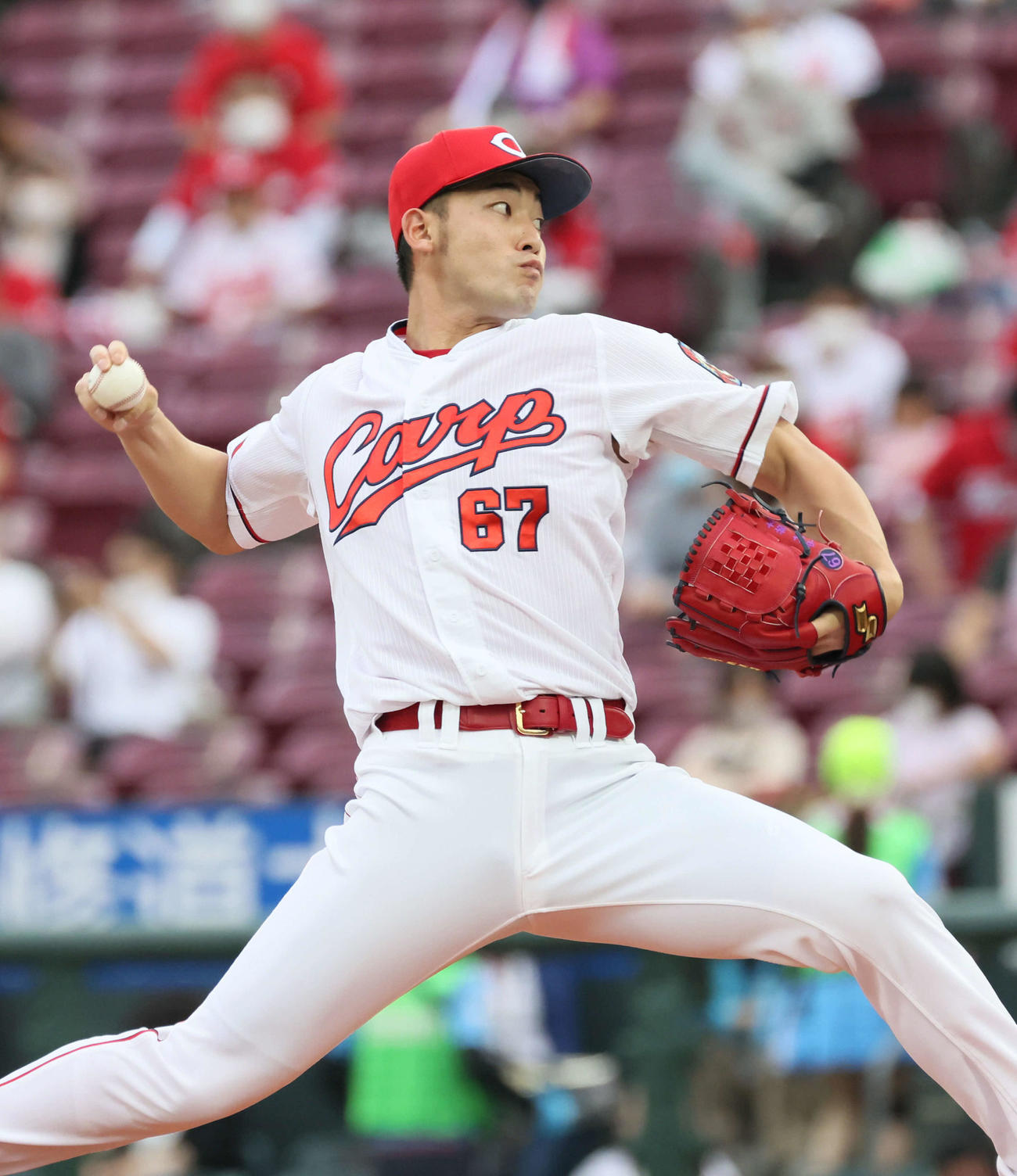 広島中村祐太（2021年6月撮影）