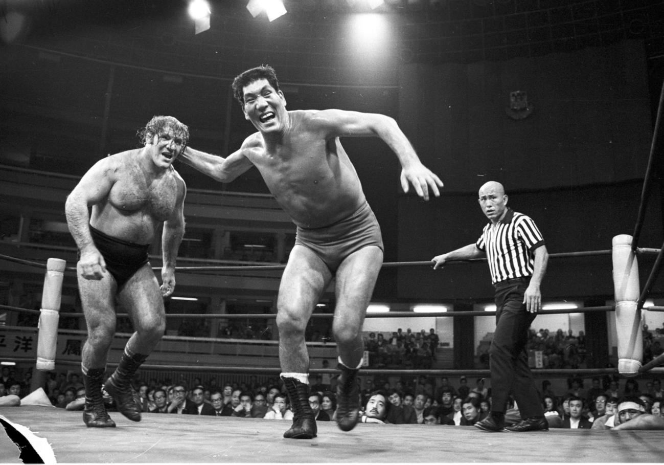 72年10月、全日本プロレスの旗揚げ興行　ジャイアント馬場対サンマルチノ戦