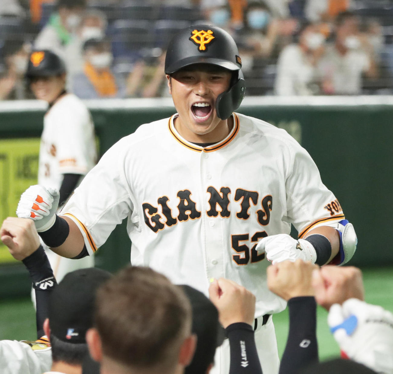 巨人北村拓己（2021年9月撮影）