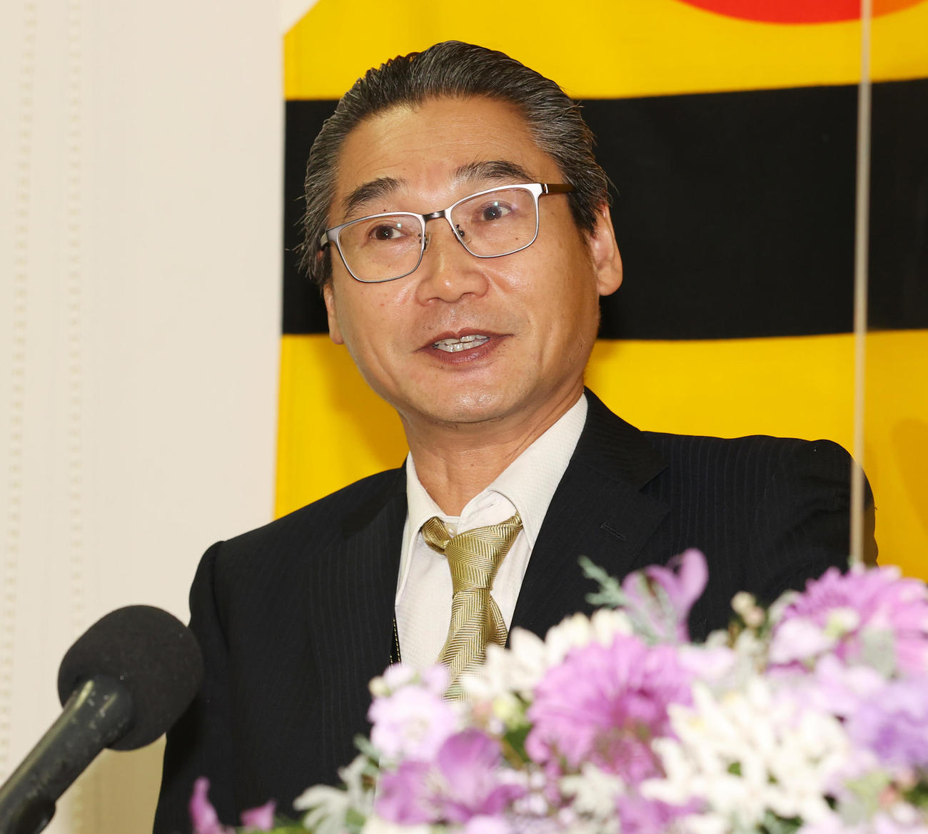 阪神嶌村球団本部長（21年11月撮影）