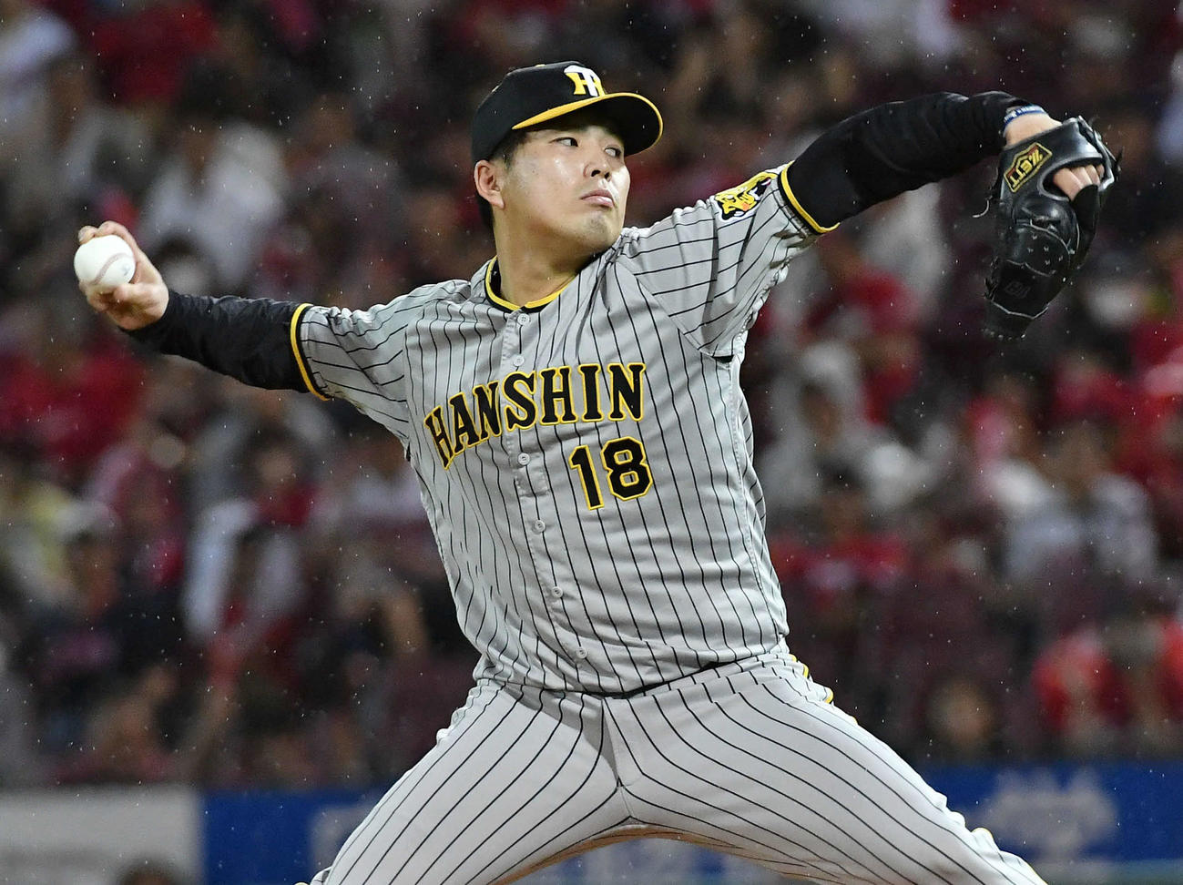 阪神馬場皐輔（2023年8月15日撮影）
