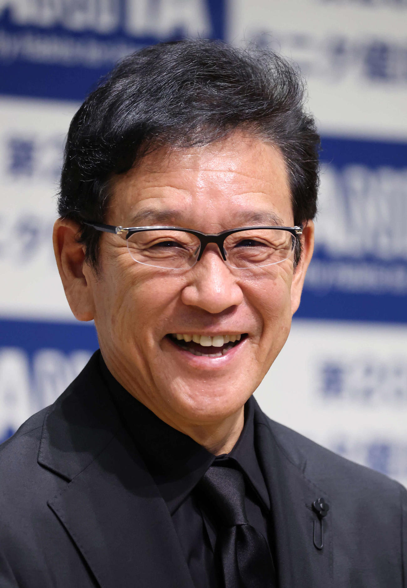 ドジャース大谷選手について、想像もつかないような結果を残してくれるでしょう。わくわくさせてくれますよ。と話す栗山氏（撮影・丹羽敏通）