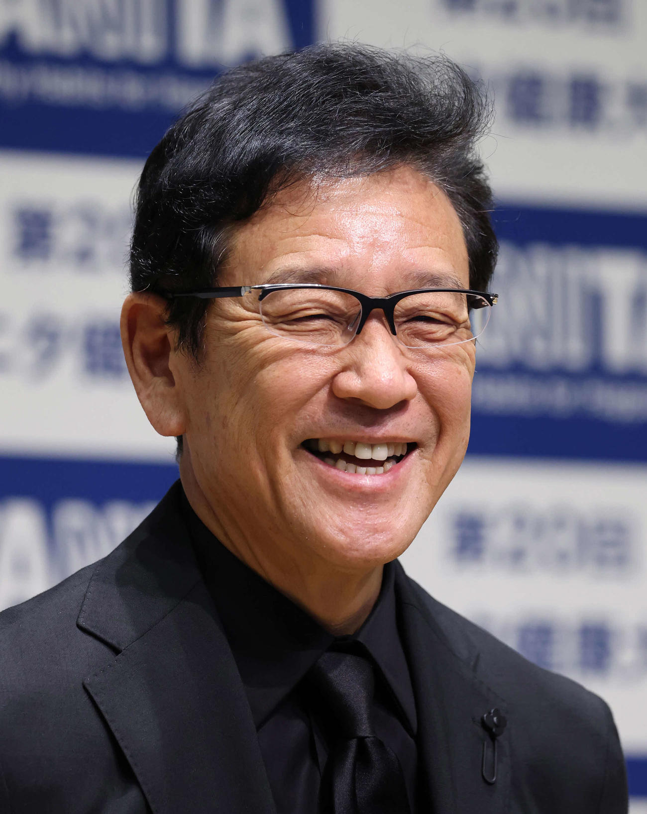 ドジャース大谷選手について、想像もつかないような結果を残してくれるでしょう。わくわくさせてくれますよ。と話す栗山氏（撮影・丹羽敏通）