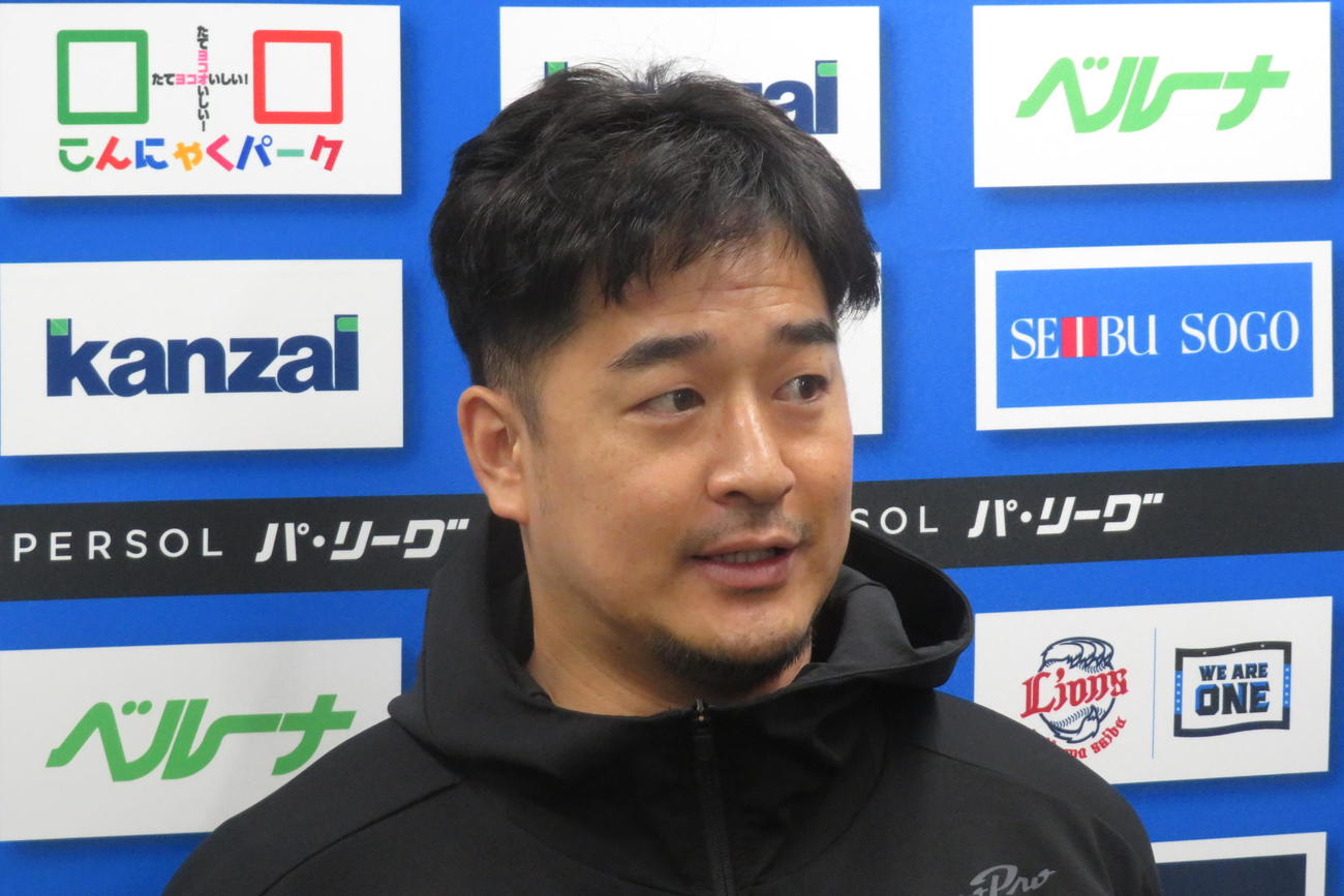 西武平井克典（2023年11月9日撮影）