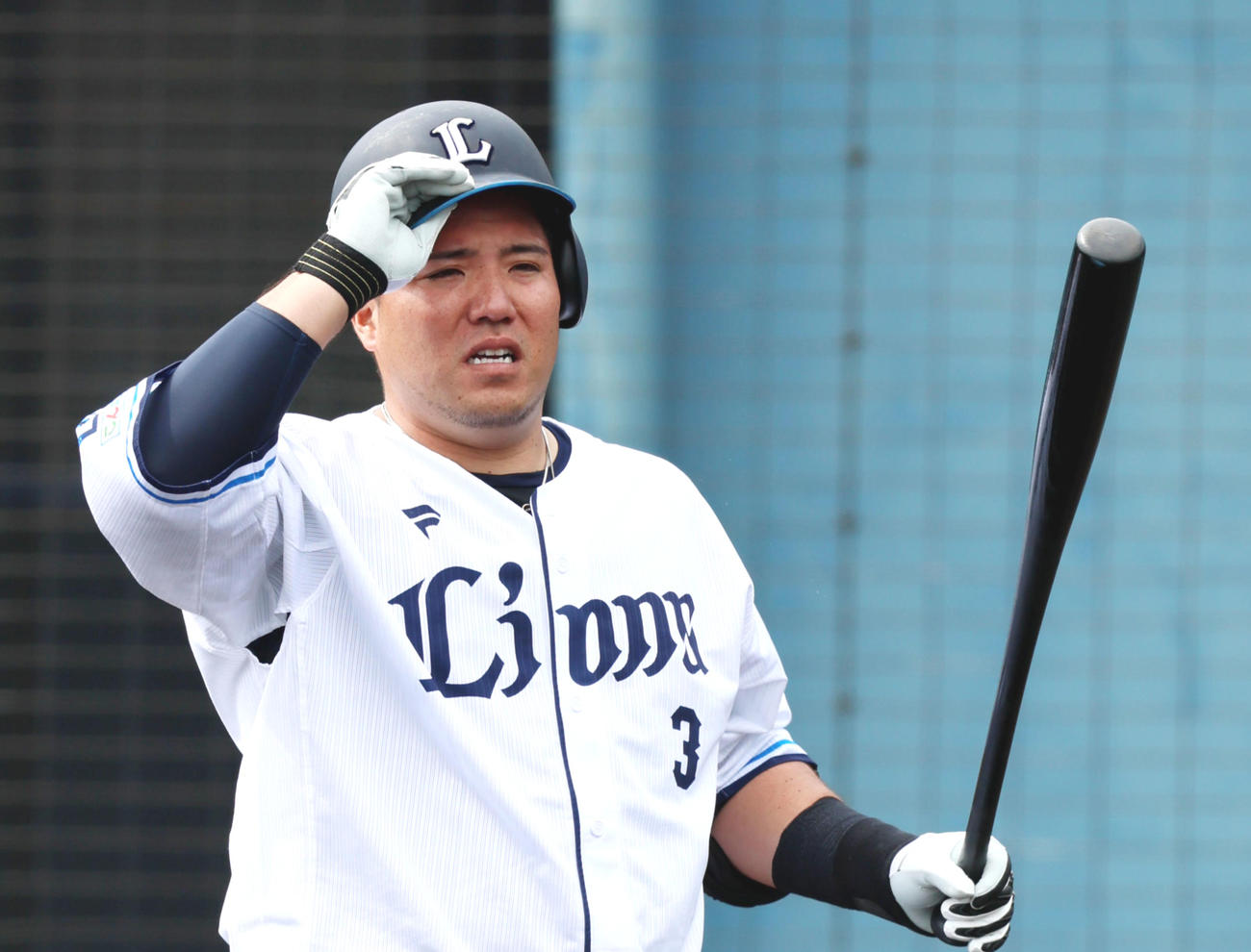 山川穂高（2023年10月撮影）