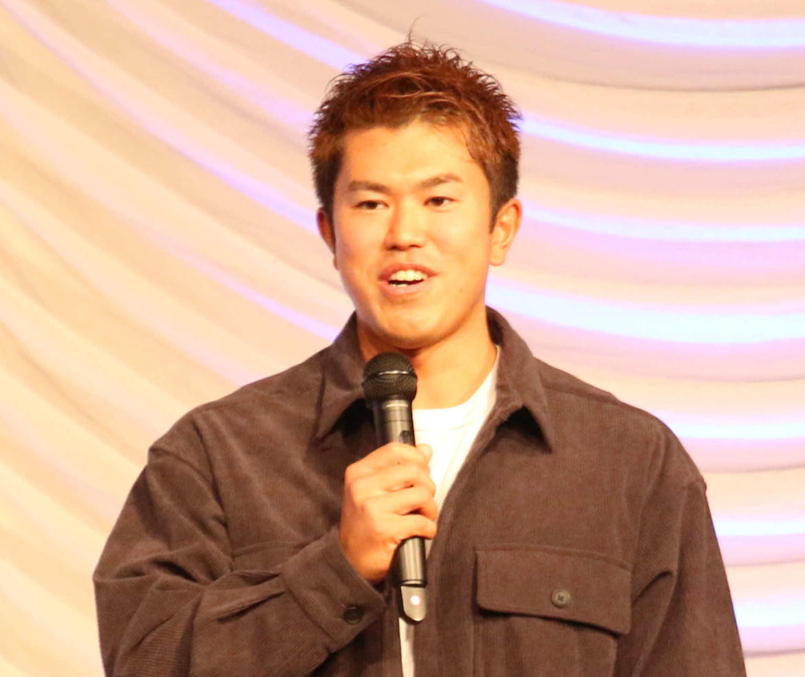 日本ハム今川優馬（2023年12月3日撮影）