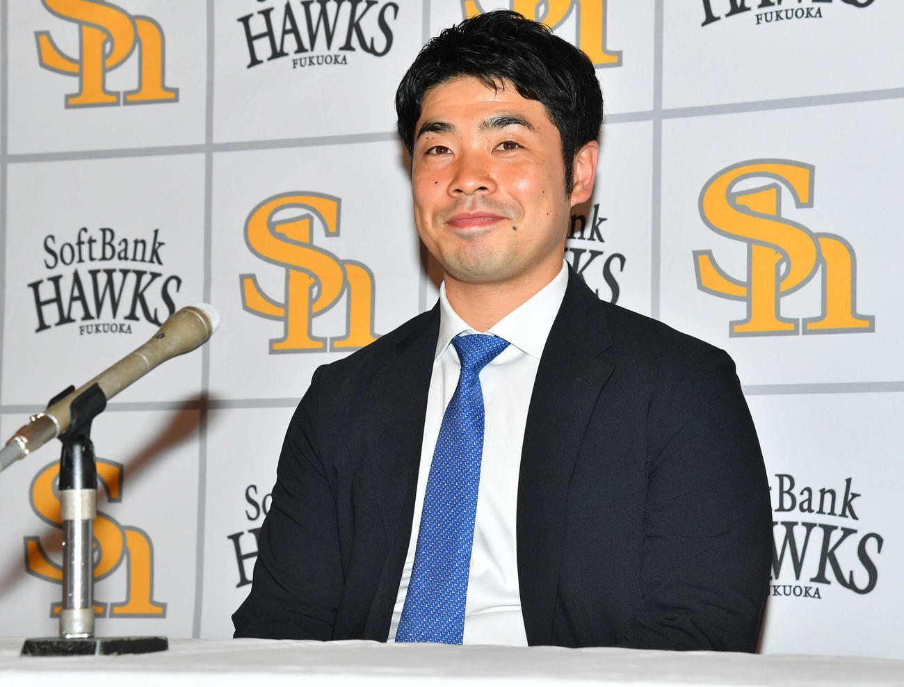 近藤健介（撮影・岩下翔太）