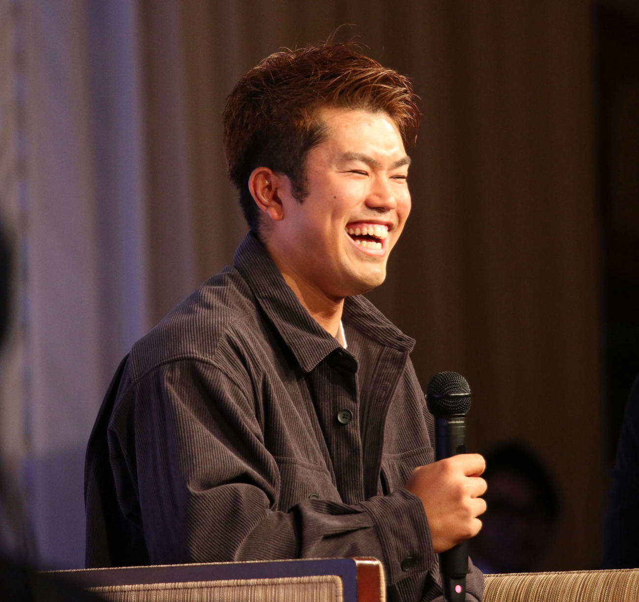 日本ハム今川優馬（2023年12月3日撮影）