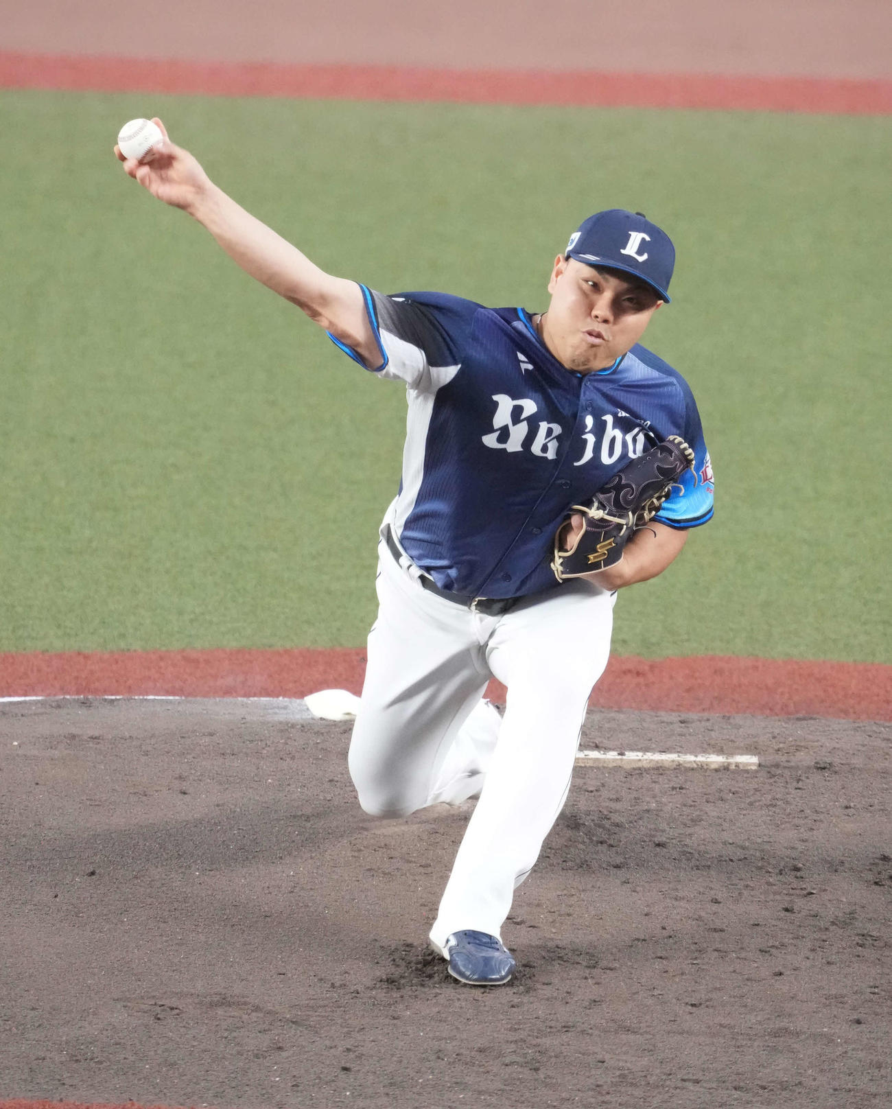 西武平良海馬（23年7月撮影）